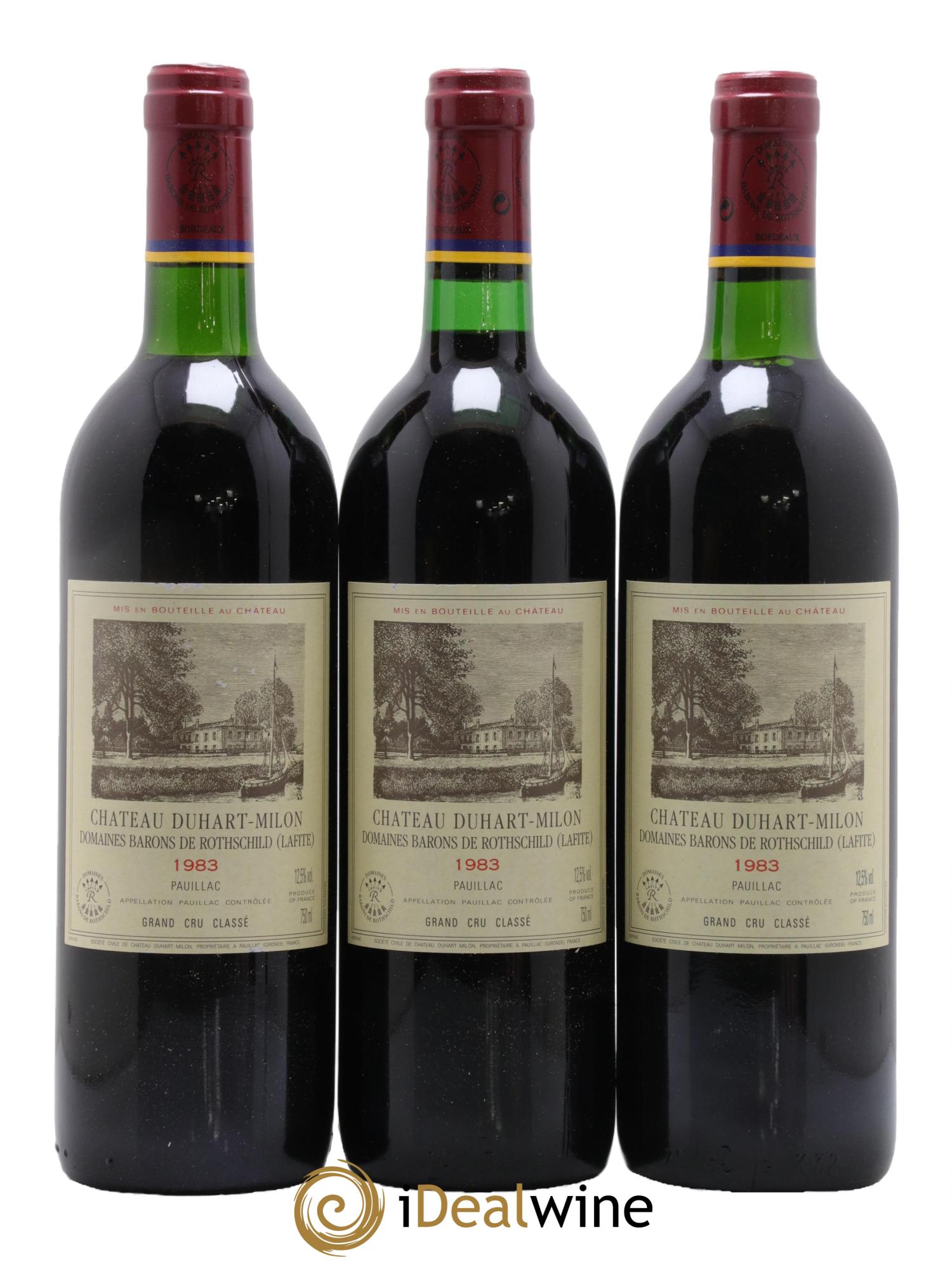 Château Duhart-Milon 4ème Grand Cru Classé 1983 - Lotto di 12 bottiglie - 4