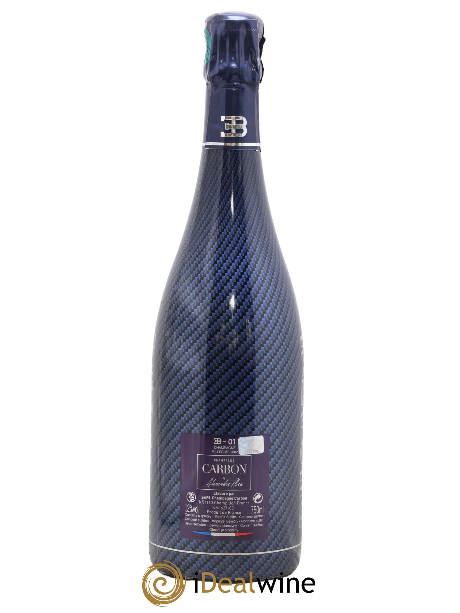 Champagne Carbon For Bugatti 2002 - Lot de 1 bouteille - 1