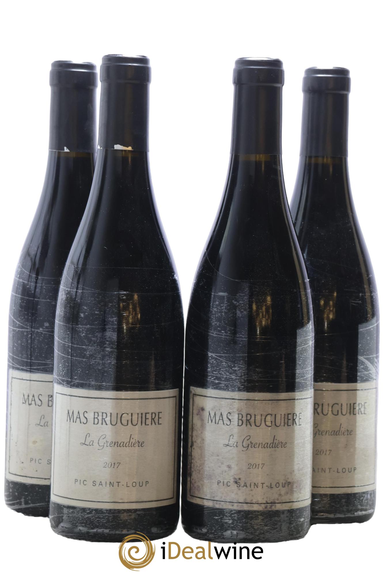 Pic Saint-Loup Mas Bruguière La Grenadière Guilhem et Xavier Bruguière 2017 - Lot de 4 bouteilles - 0