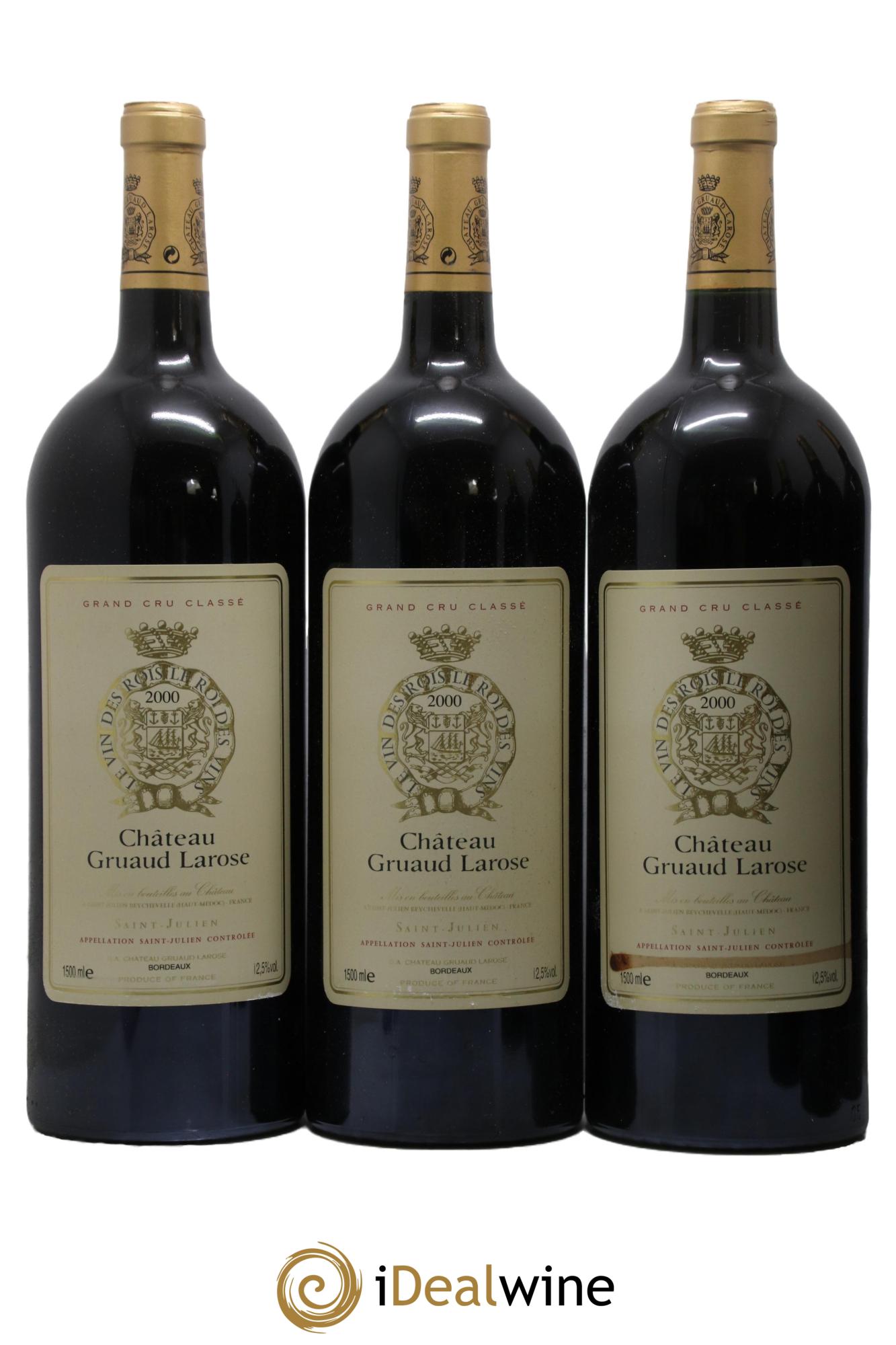 Château Gruaud Larose 2ème Grand Cru Classé 2000 - Lot de 6 magnums - 1