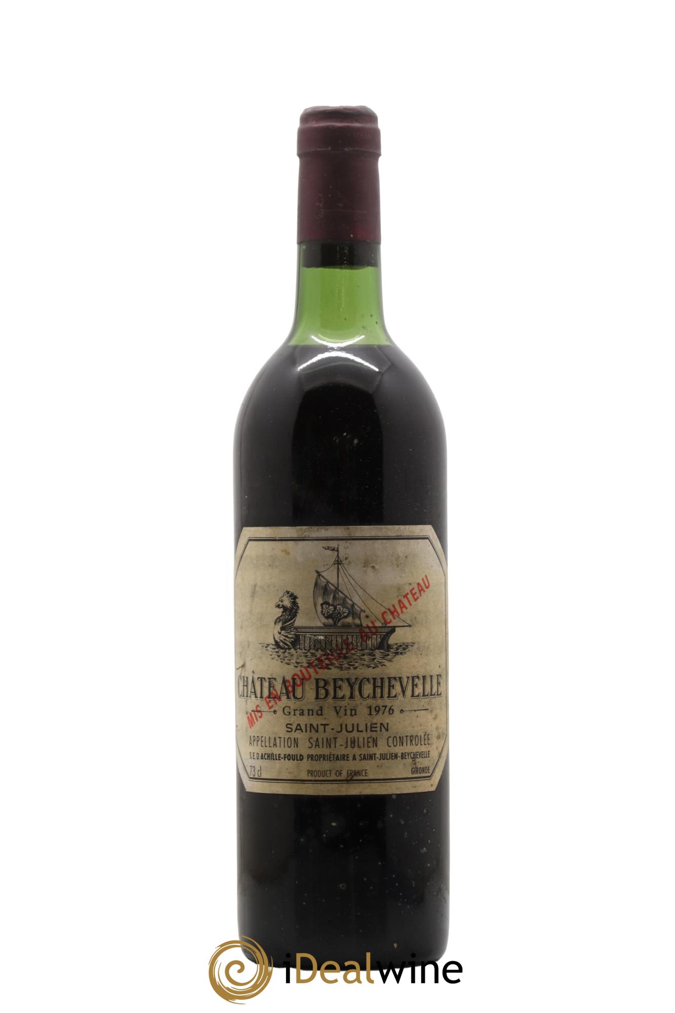 Château Beychevelle 4ème Grand Cru Classé 1976 - Lot de 1 bouteille - 0