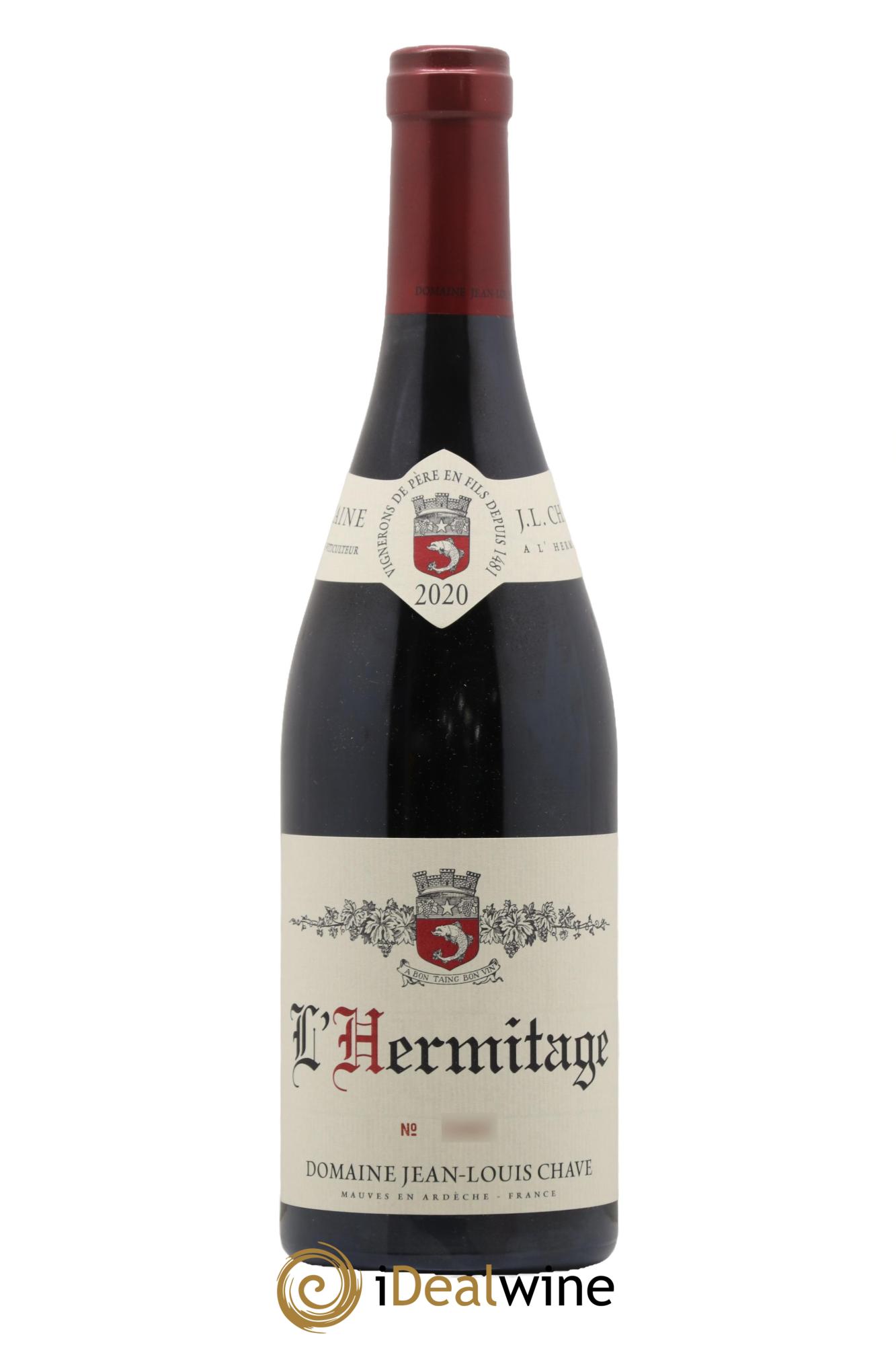Hermitage Jean-Louis Chave 2020 - Lot de 1 bouteille - 0