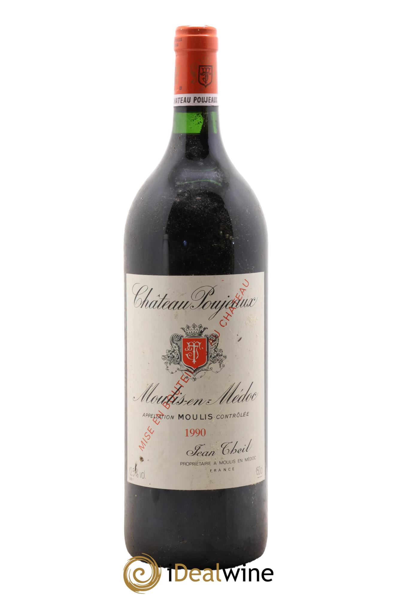 Château Poujeaux 1990 - Lot of 1 magnum - 0