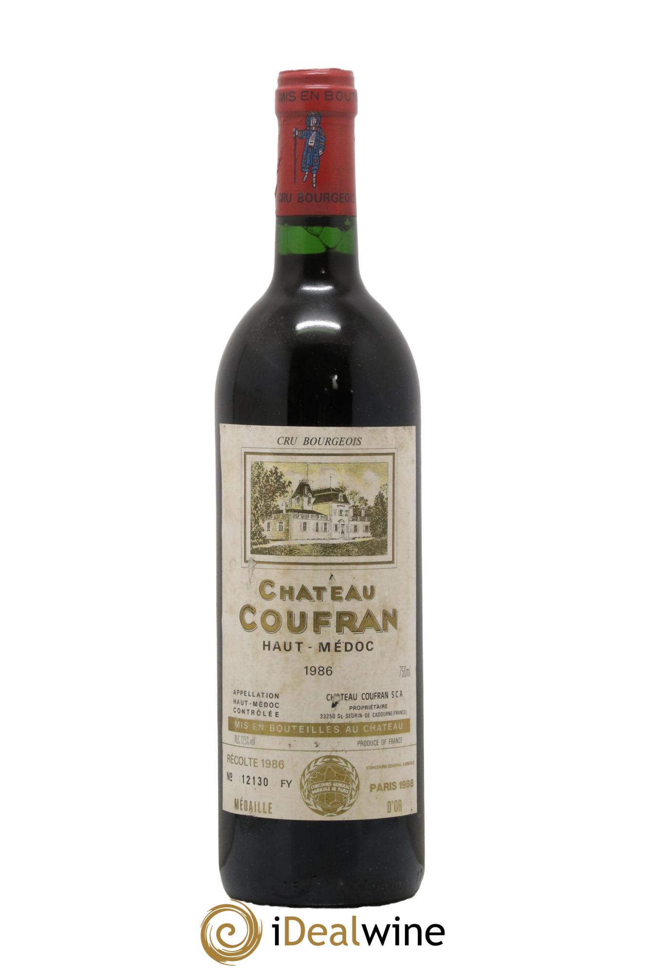 Château Coufran Cru Bourgeois 1986 - Lotto di 1 bottiglia - 0
