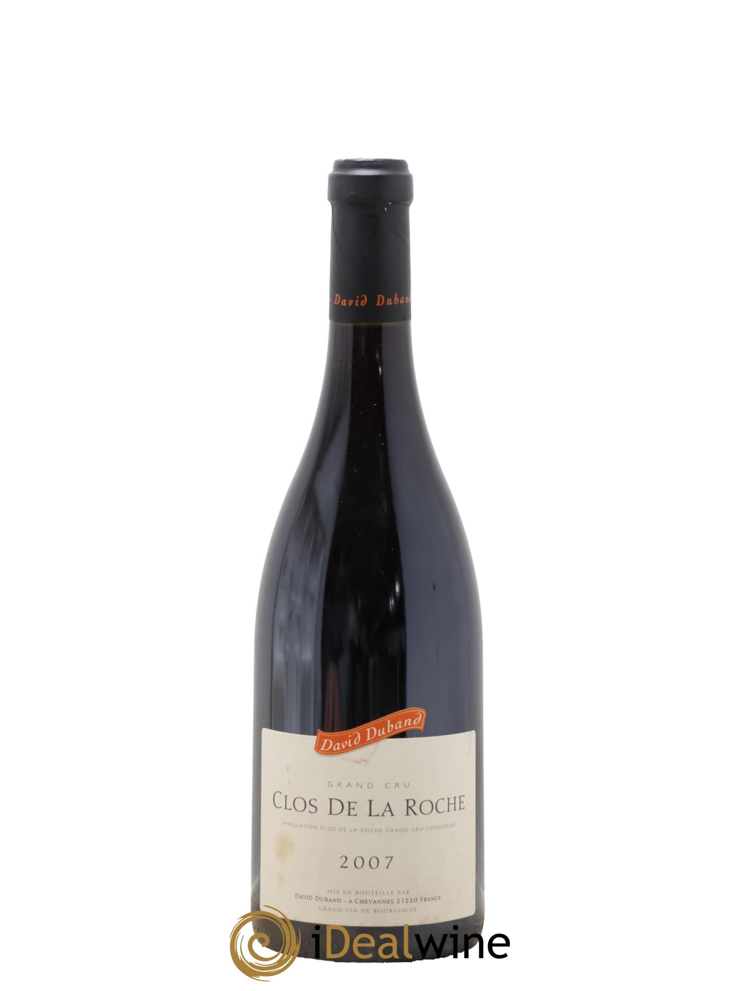 Clos de la Roche Grand Cru David Duband (Domaine) 2007 - Lotto di 1 bottiglia - 0