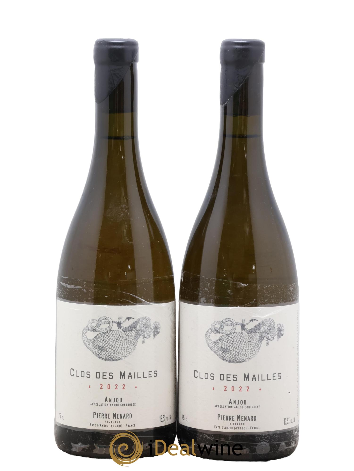 Anjou Le Clos des Mailles Pierre Ménard 2022 - Lotto di 2 bottiglie - 0