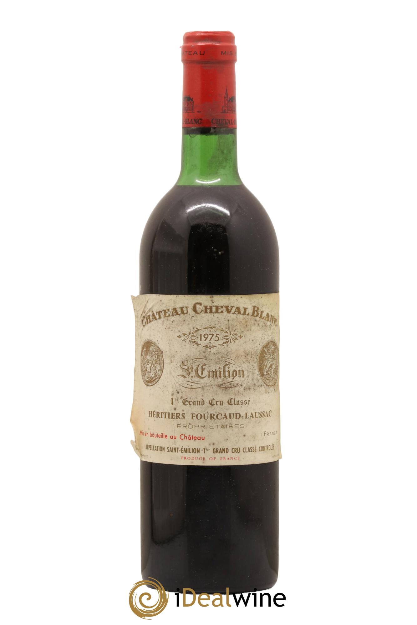 Château Cheval Blanc 1er Grand Cru Classé A 1975 - Lot de 1 bouteille - 0