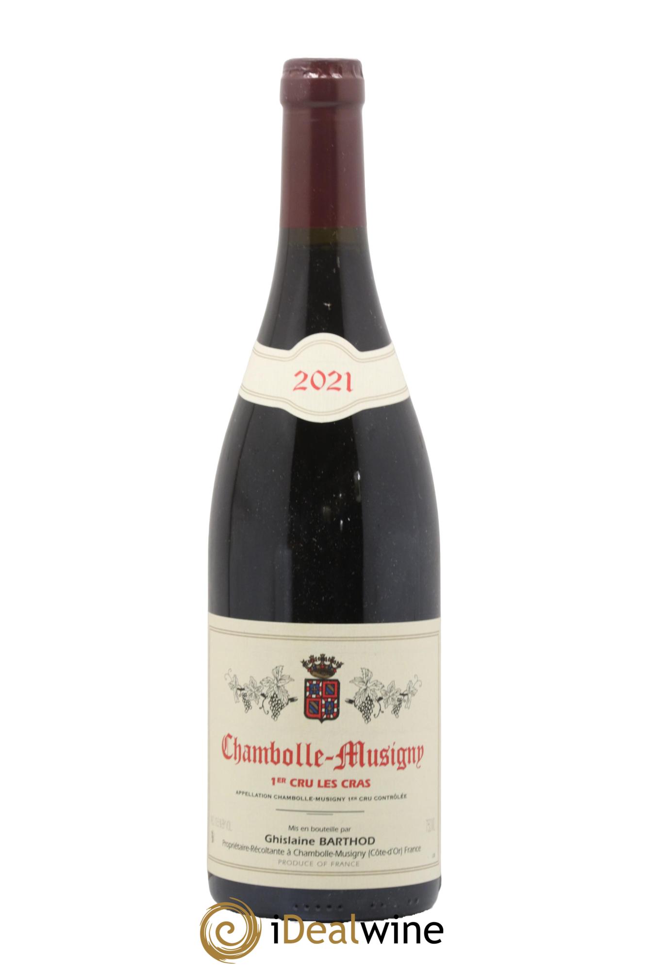 Chambolle-Musigny 1er Cru Les Cras Ghislaine Barthod 2021 - Lot of 1 bottle - 0