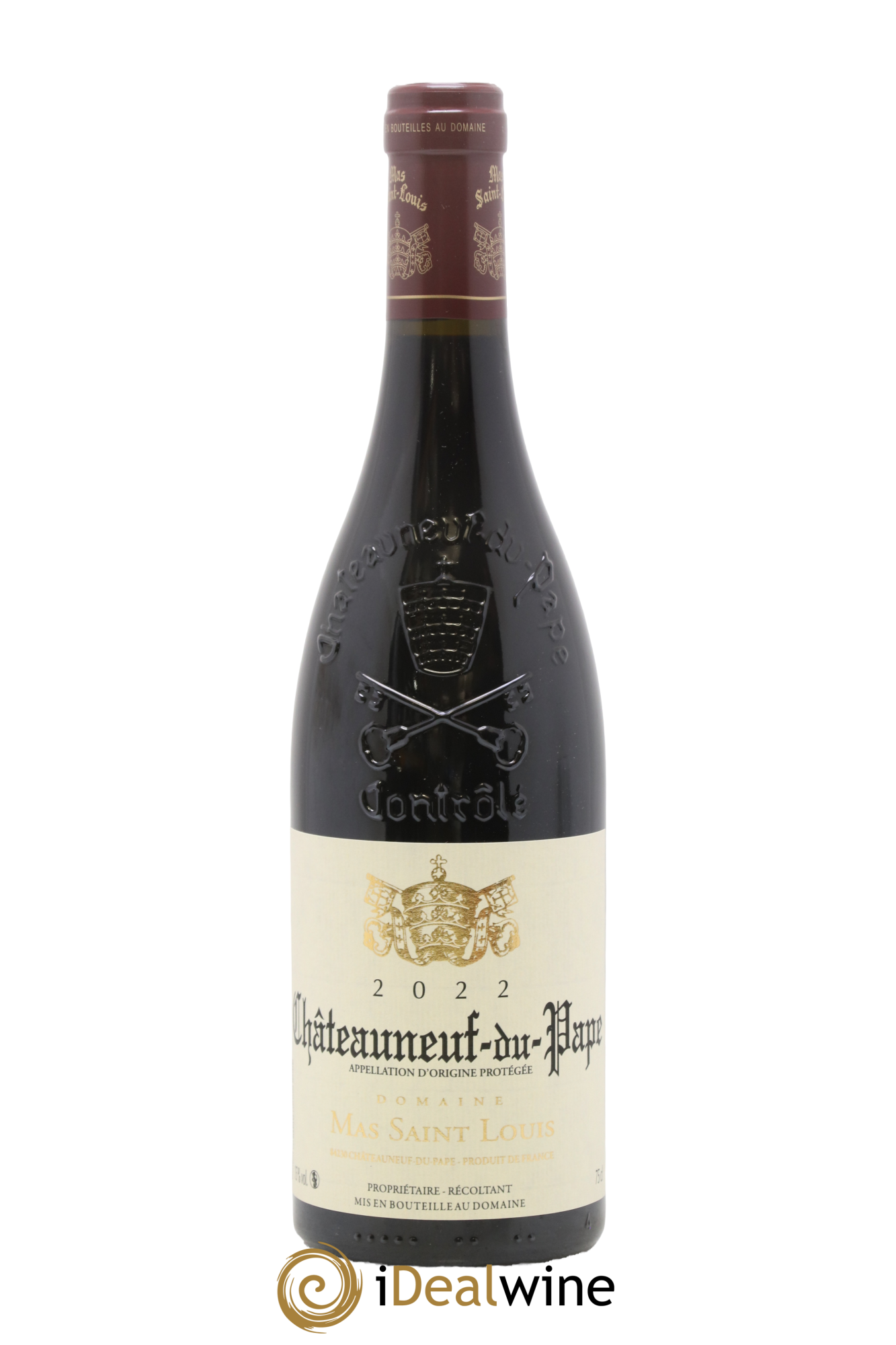 Châteauneuf-du-Pape Tradition Mas Saint-Louis 2022 - Posten von 1 Flasche - 0