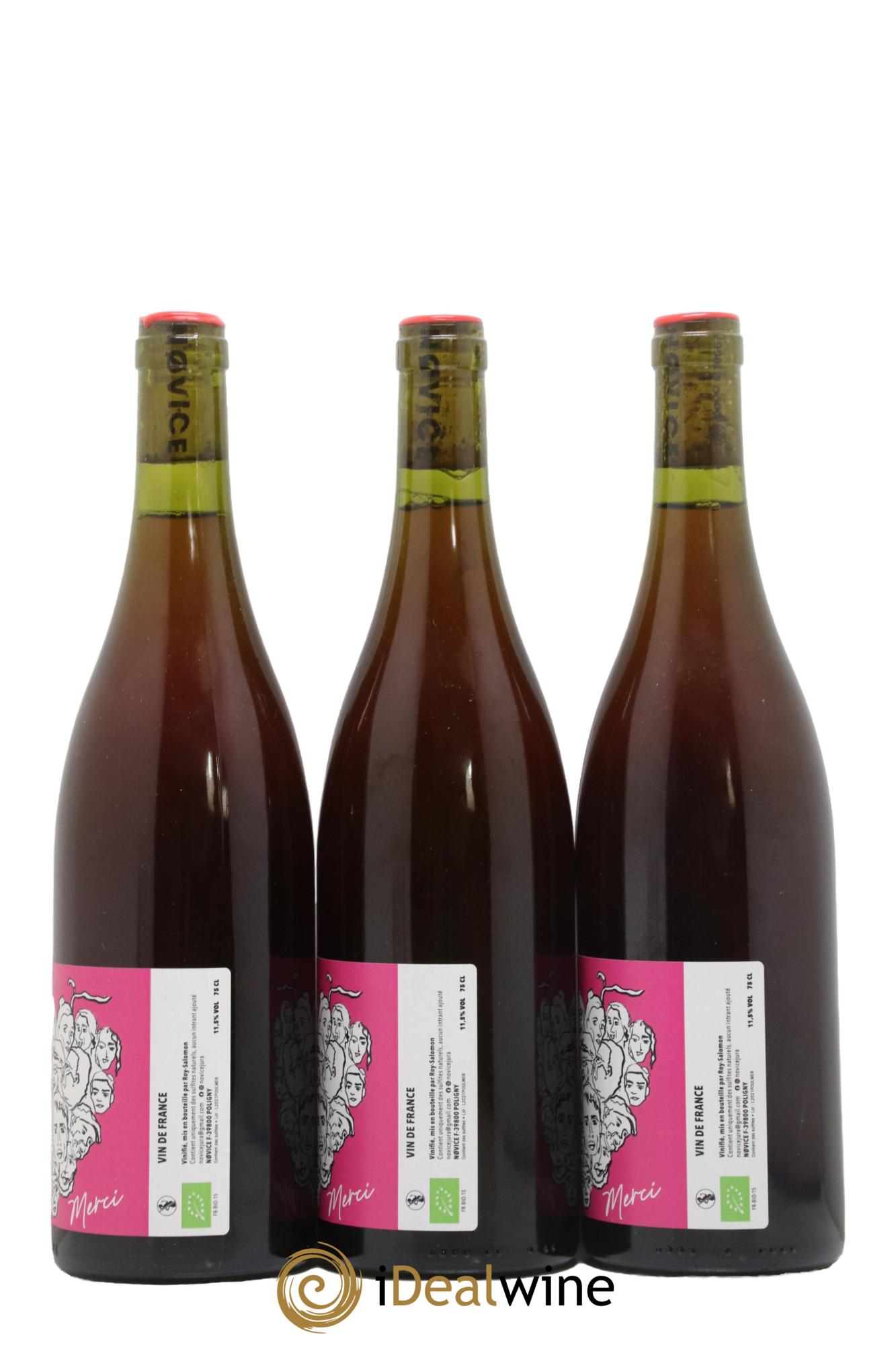 Vin de France Novice Merci 2021 - Lot de 3 bouteilles - 1