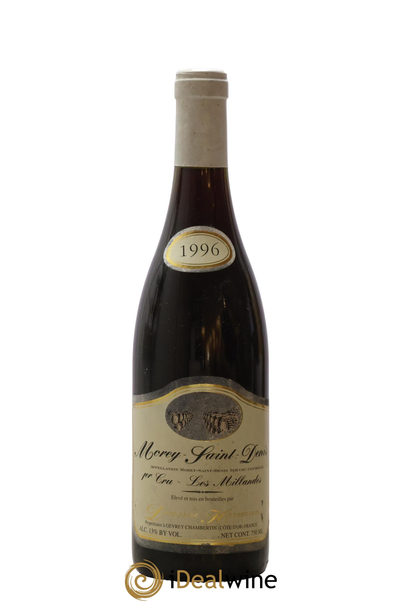 Morey-Saint-Denis 1er Cru Les Millandes Heresztyn (Domaine) 1996 - Lot de 1 bouteille - 0