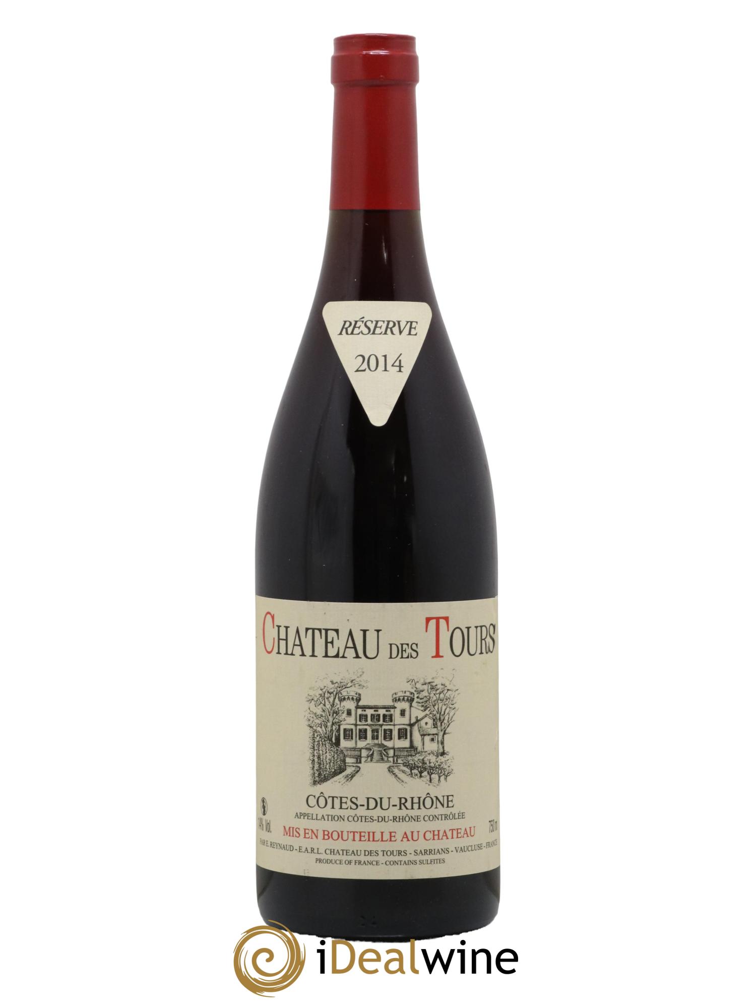 Côtes-du-Rhône Château des Tours Emmanuel Reynaud 2014 - Lot de 1 bouteille - 0