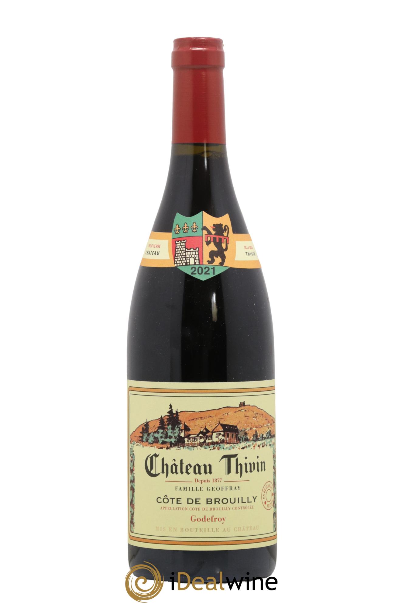Côte de Brouilly Cuvée Godefroy Château Thivin 2021 - Lot de 1 bouteille - 0