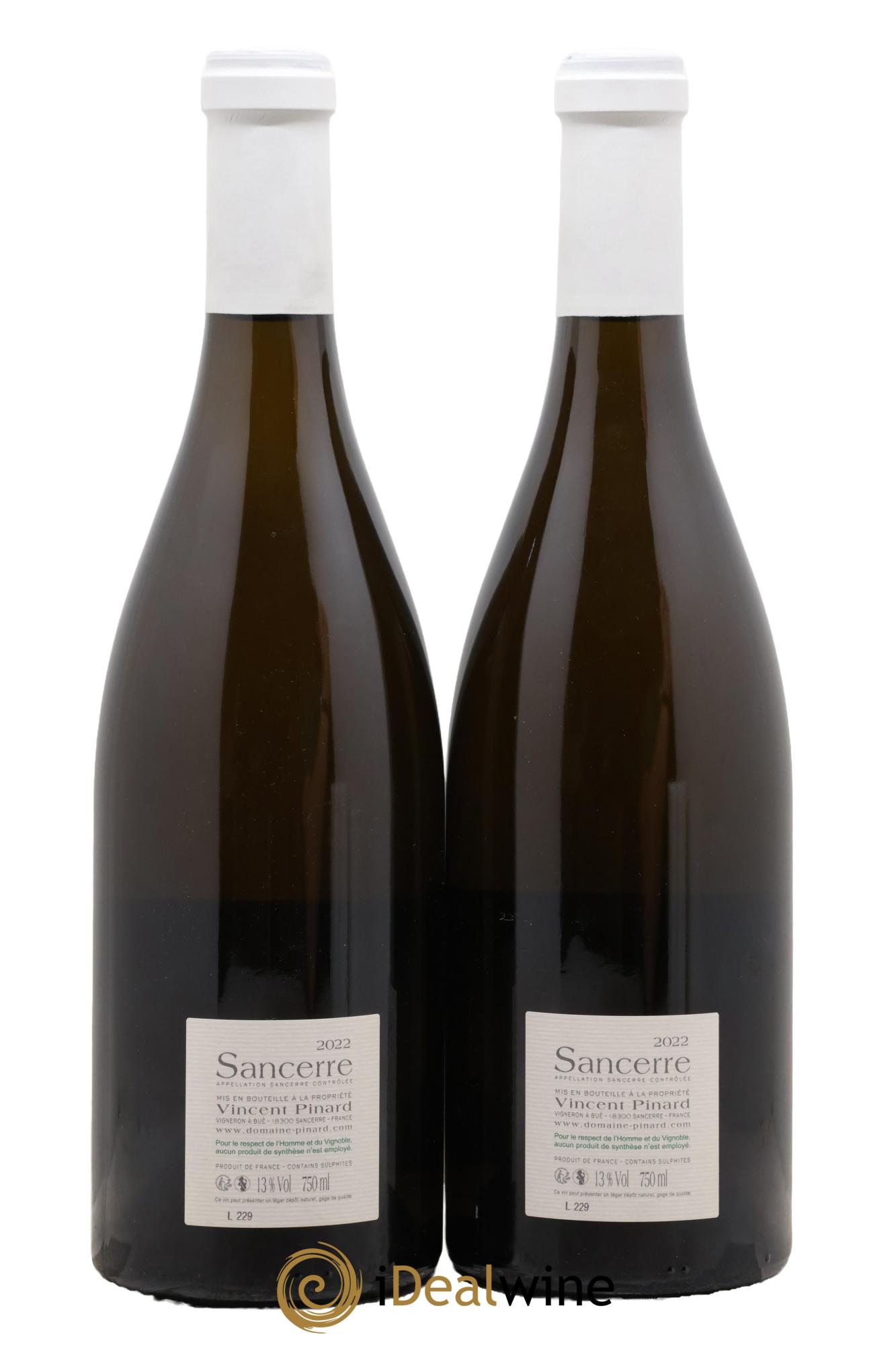 Sancerre Le Château Vincent Pinard 2022 - Posten von 2 Flaschen - 1