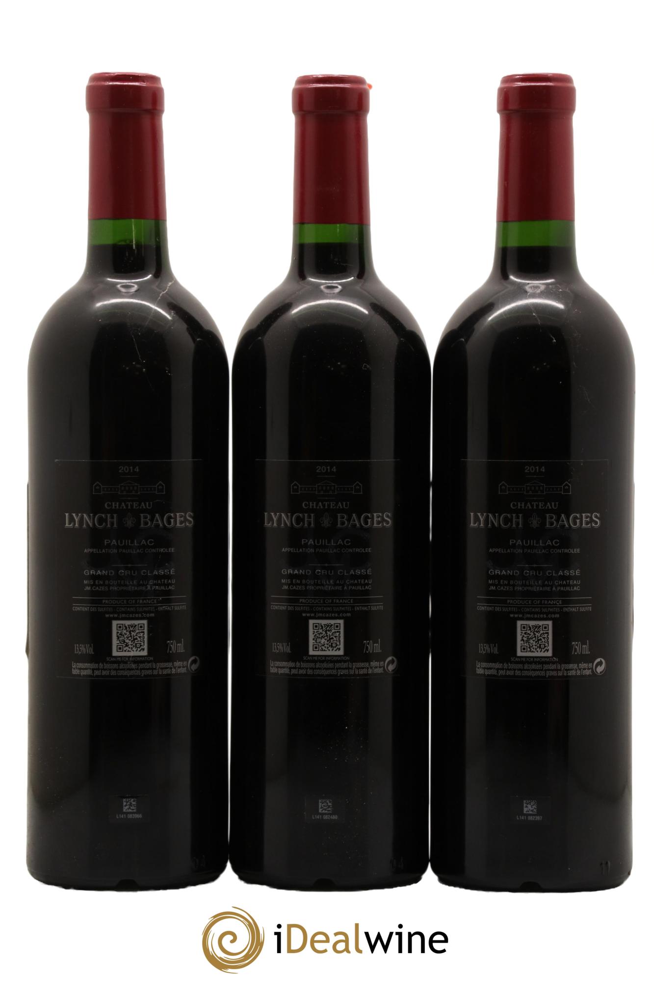 Château Lynch Bages 5ème Grand Cru Classé 2014 - Lot of 12 bottles - 8