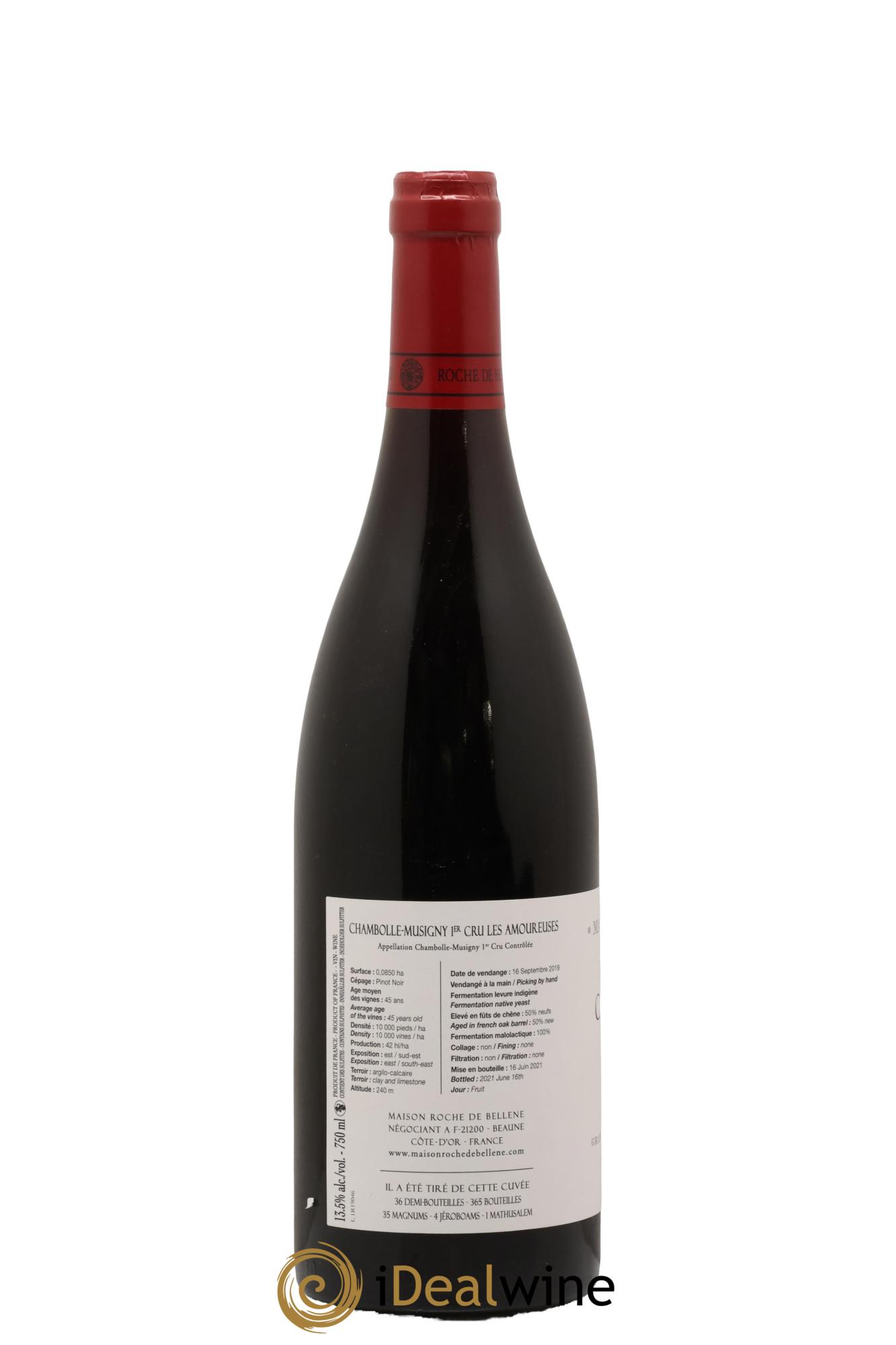 Chambolle-Musigny 1er Cru Les Amoureuses  Maison Roche de Bellene 2019 - Posten von 1 Flasche - 1