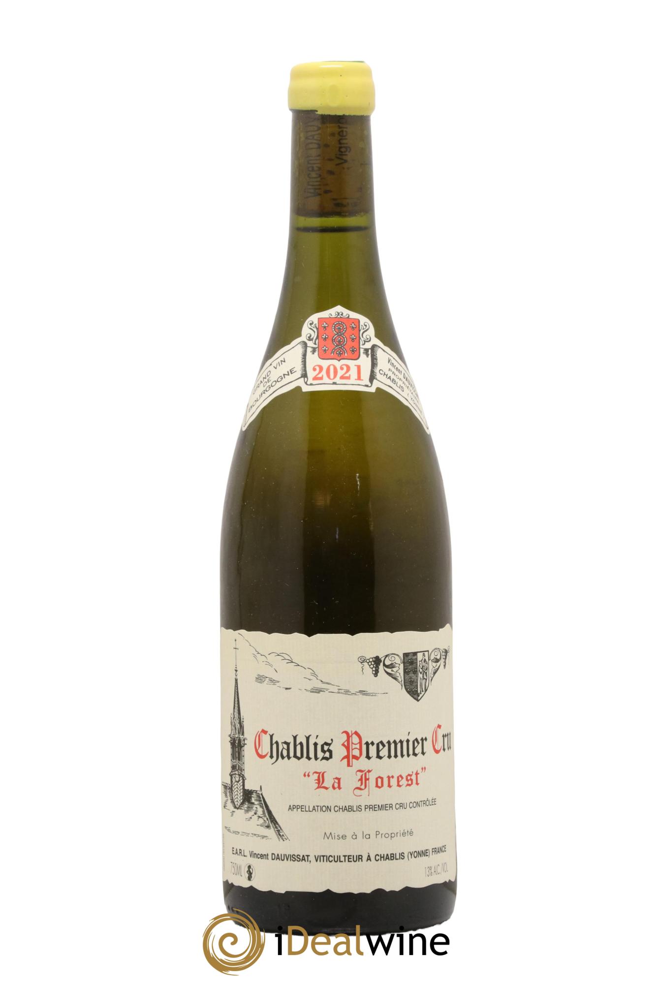 Chablis 1er Cru La Forest Vincent Dauvissat (Domaine) 2021 - Lot de 1 bouteille - 0