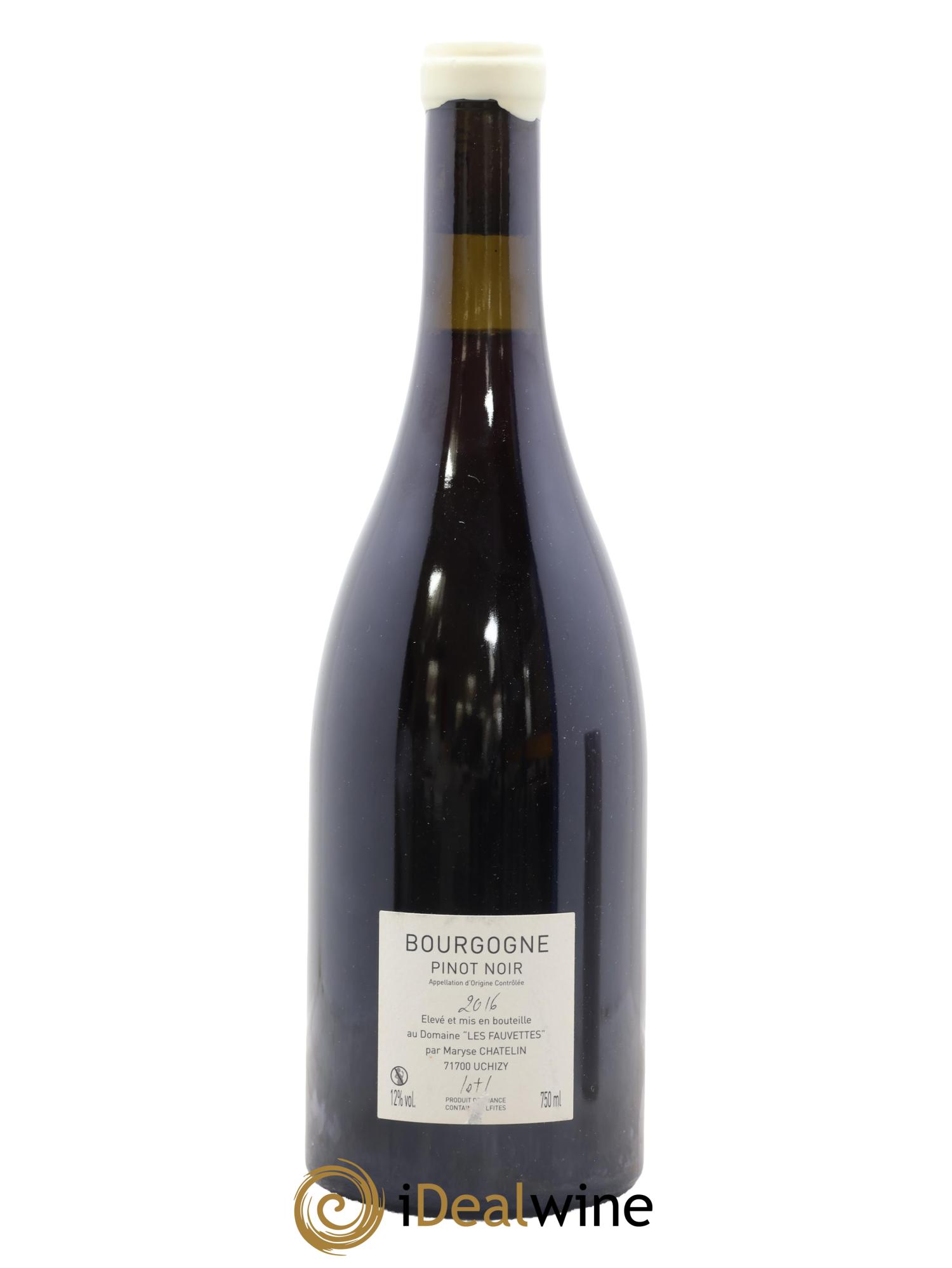 Bourgogne De L'Aube À L'Aube Les Fauvettes (Domaine) 2016 - Lot de 1 bouteille - 1