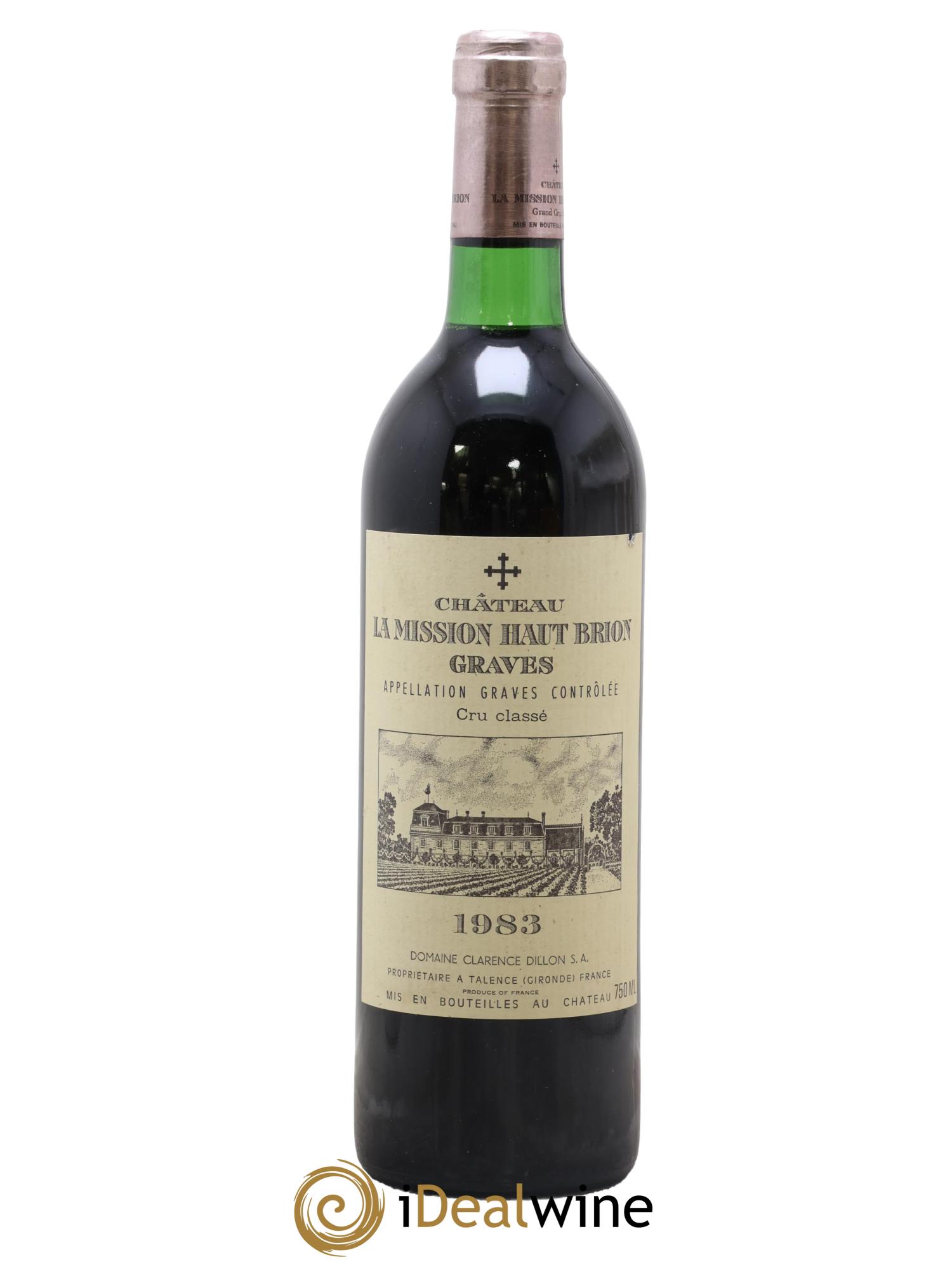 Château la Mission Haut-Brion Cru Classé de Graves 1983 - Lot de 1 bouteille - 0