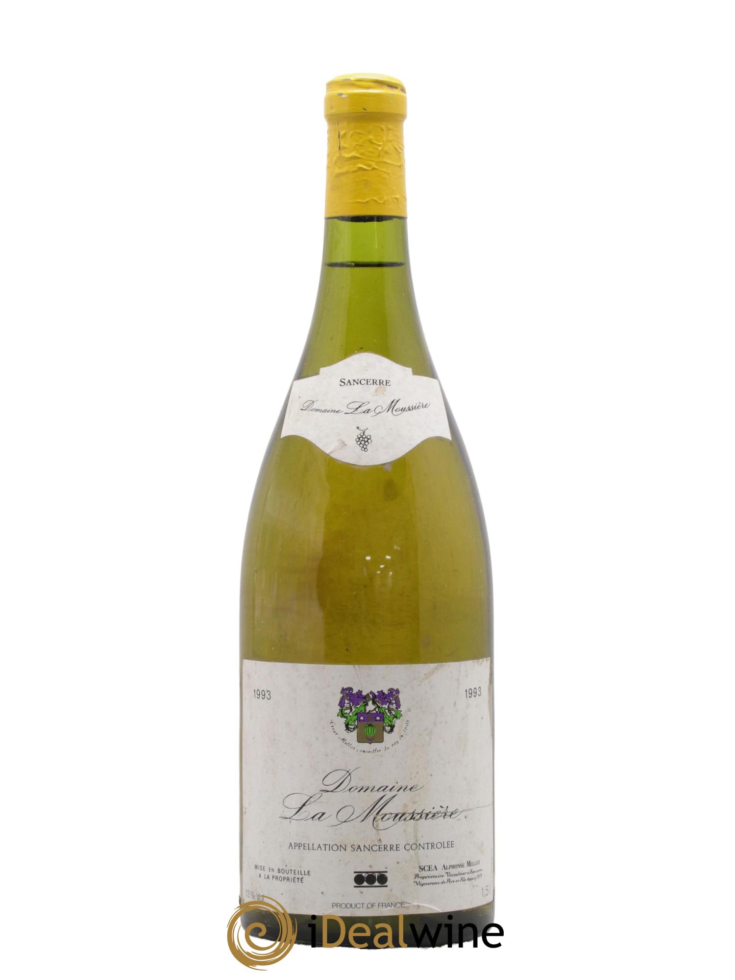 Sancerre La Moussière Alphonse Mellot 1993 - Lot de 1 magnum - 0