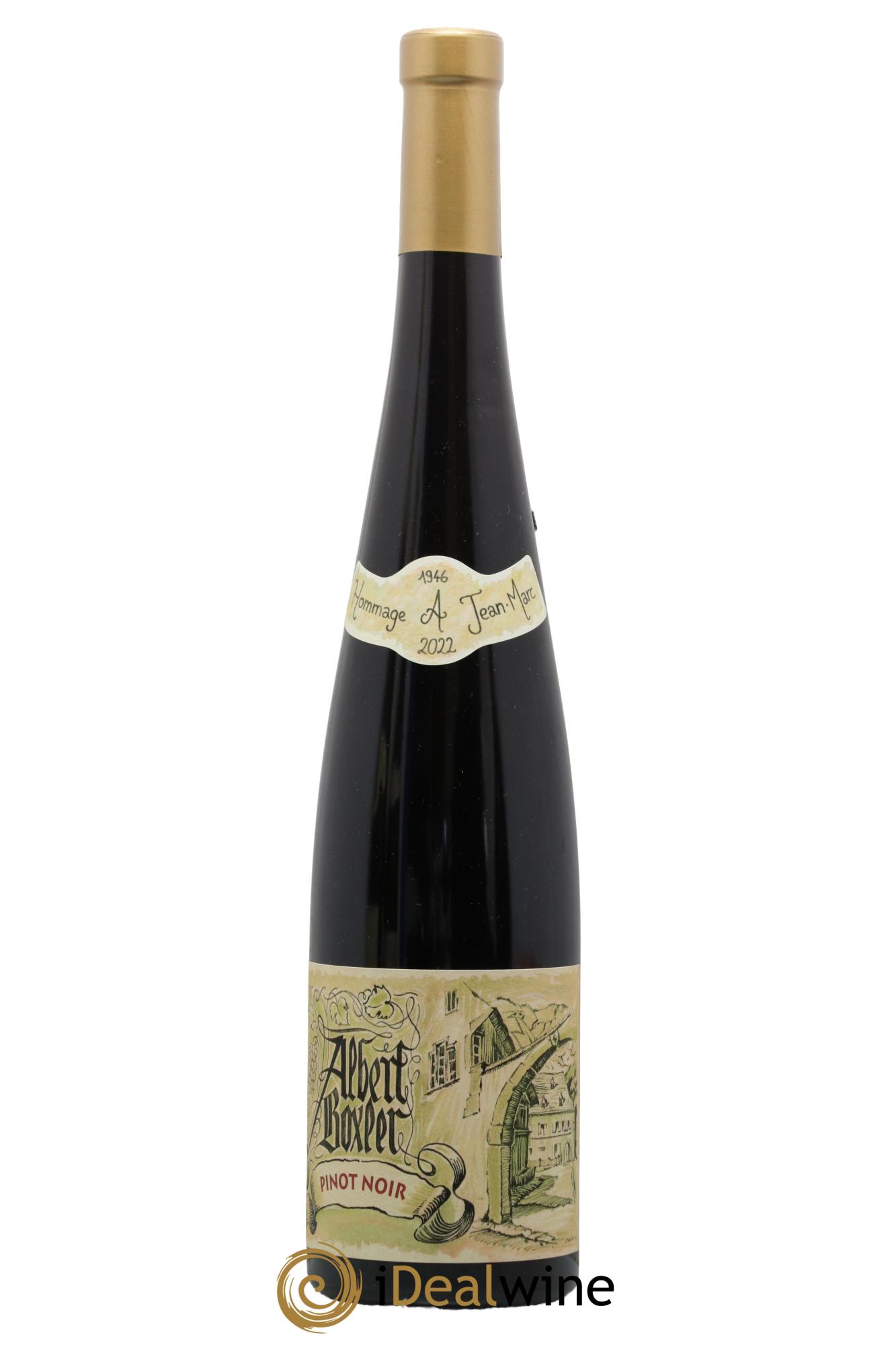 Alsace Pinot Noir Hommage à Jean-Marc Albert Boxler 2022 - Lot de 1 bouteille - 0