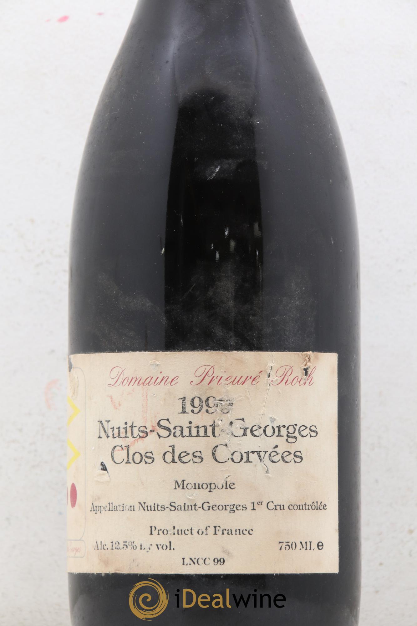 Nuits-Saint-Georges 1er Cru Le Clos des Corvées Prieuré Roch 1999 - Lotto di 1 bottiglia - 1