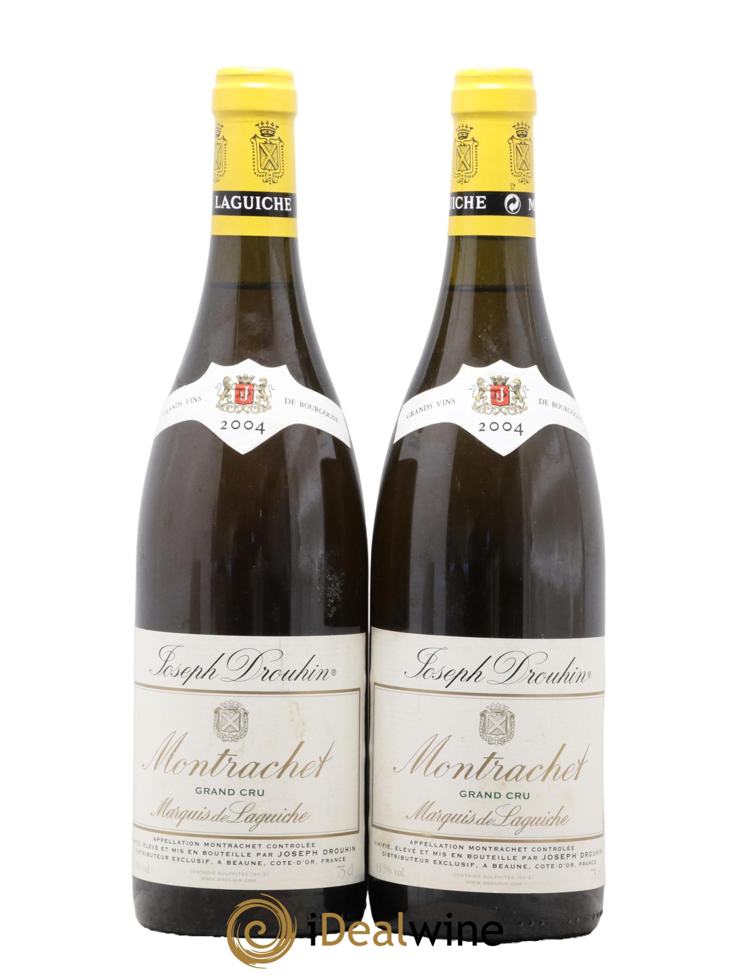 Montrachet Grand Cru Marquis de Laguiche Joseph Drouhin 2004 - Lot de 2 bouteilles - 0
