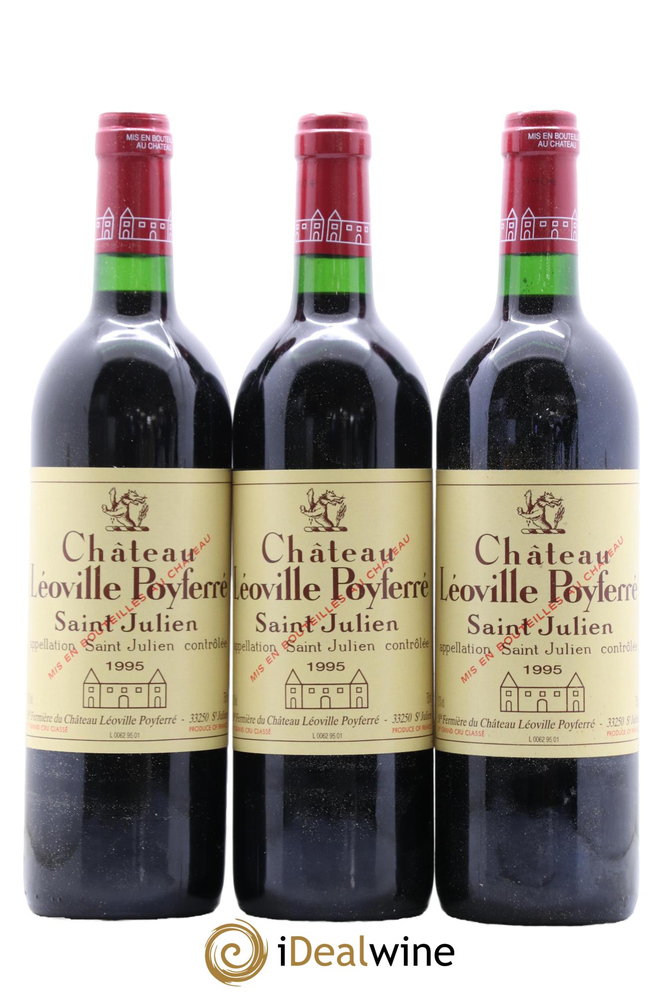 Château Léoville Poyferré 2ème Grand Cru Classé 1995 - Lot de 12 bouteilles - 4