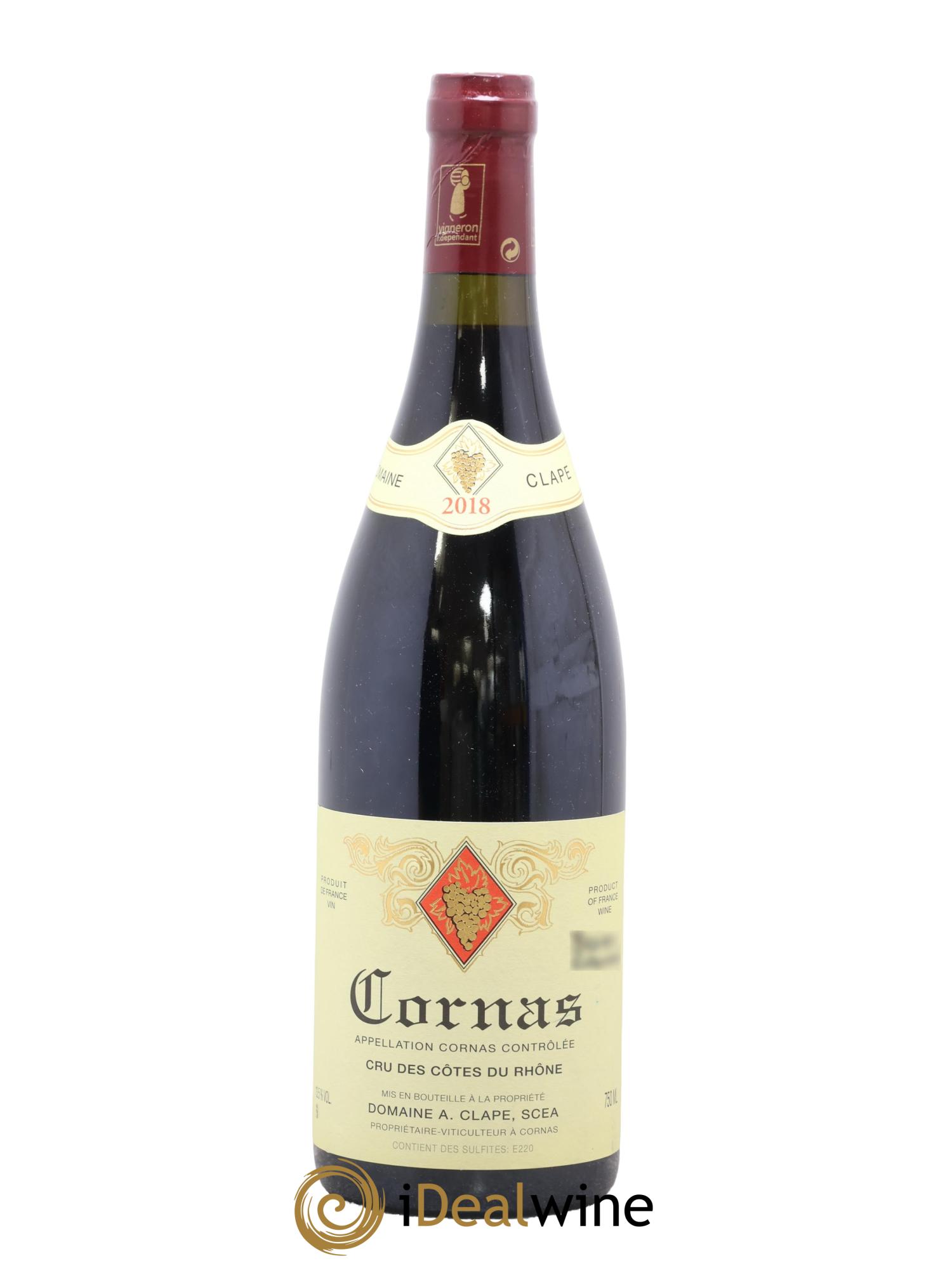 Cornas Auguste Clape 2018 - Lot of 1 bottle - 0