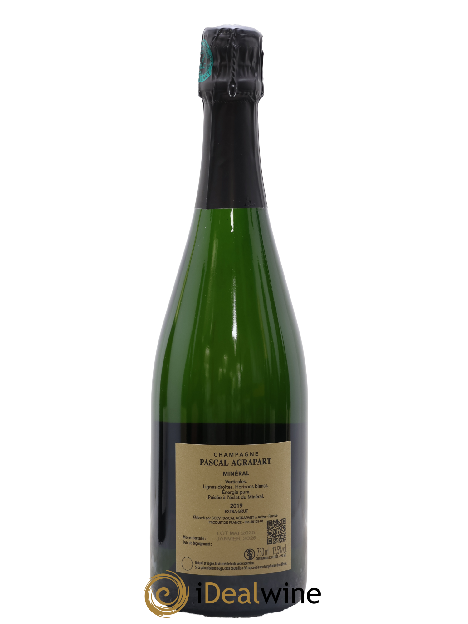Minéral Blanc de Blancs  Extra-Brut Agrapart & Fils 2019 - Lot of 1 bottle - 1