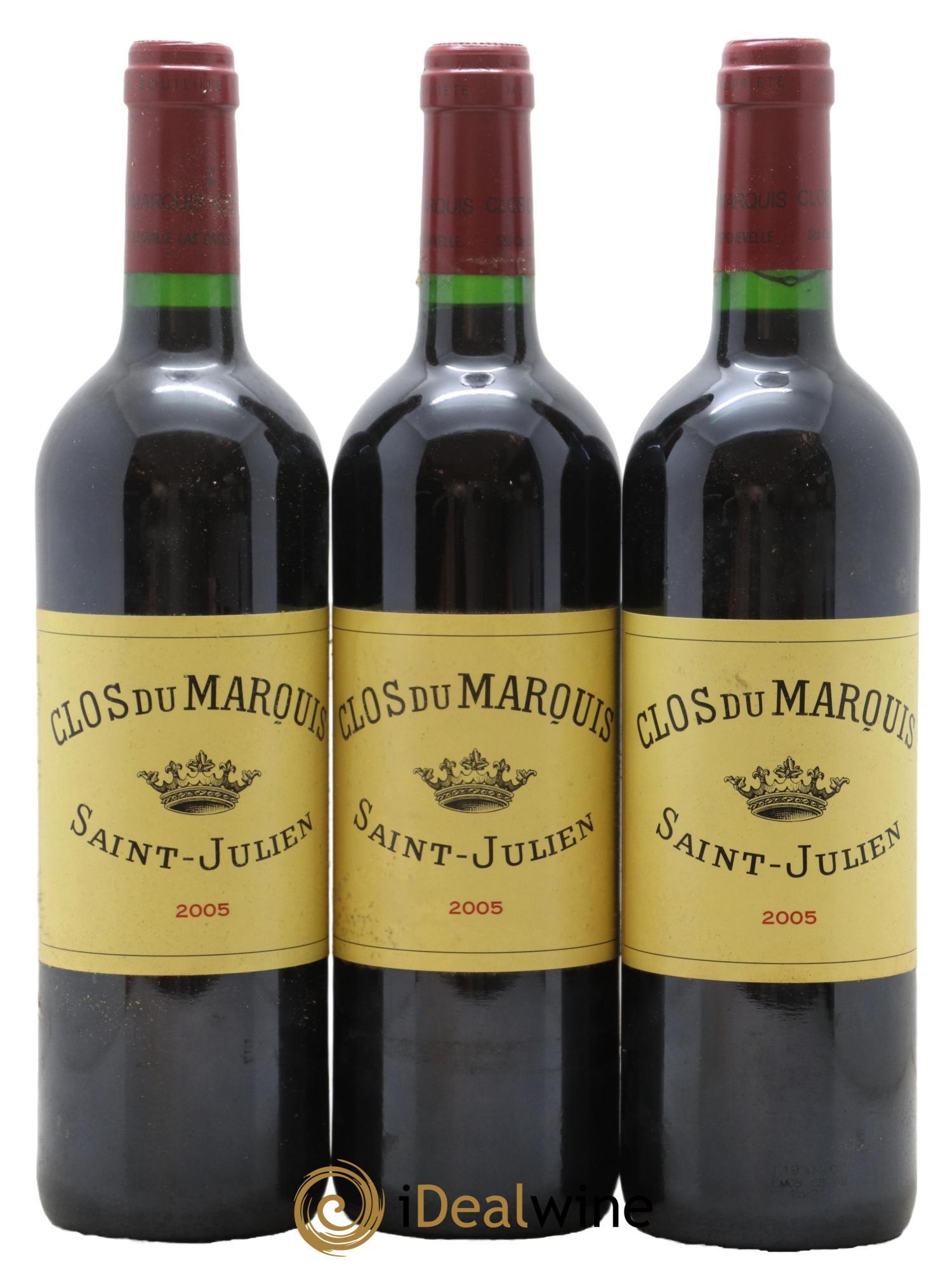 Clos du Marquis 2005 - Lot de 3 bouteilles - 0