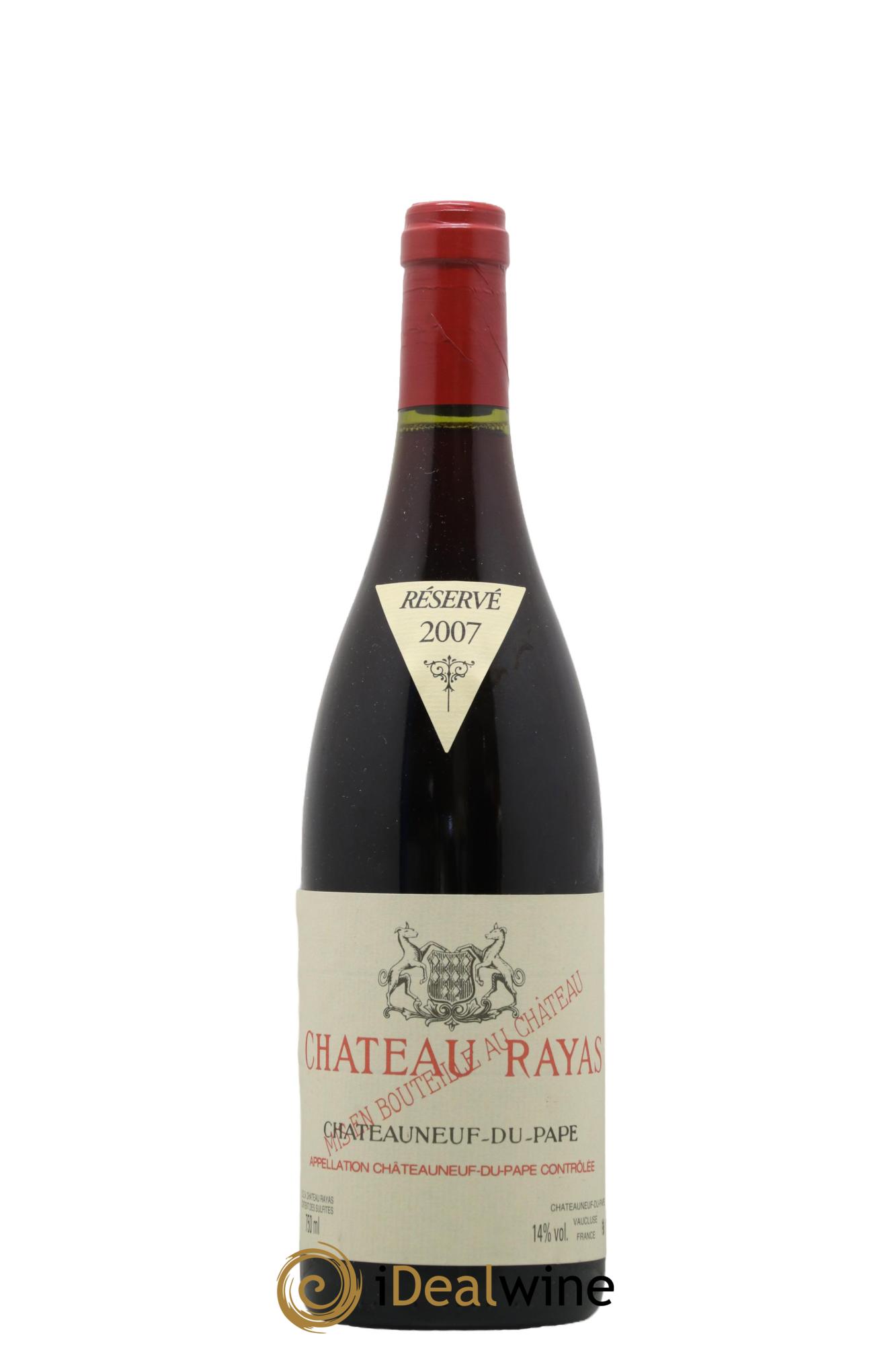 Châteauneuf-du-Pape Château Rayas Emmanuel Reynaud 2007 - Lot de 1 bouteille - 0