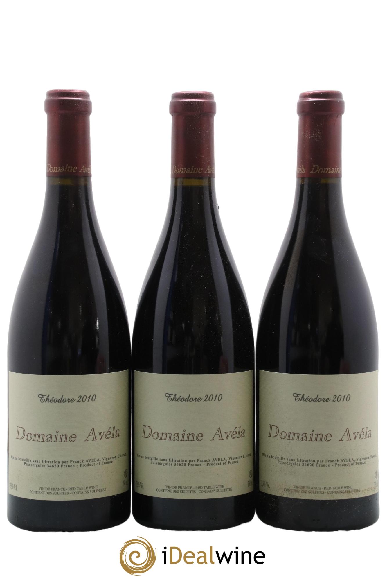 Vin de France Théodore Avéla 2010 - Lot de 6 bouteilles - 2
