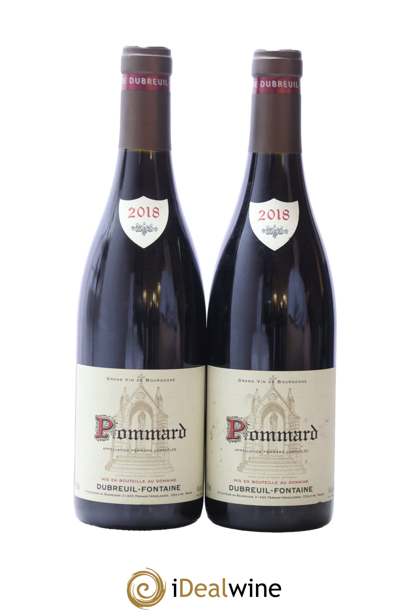 Pommard Domaine Dubreuil-Fontaine 2018 - Lot de 2 bouteilles - 0