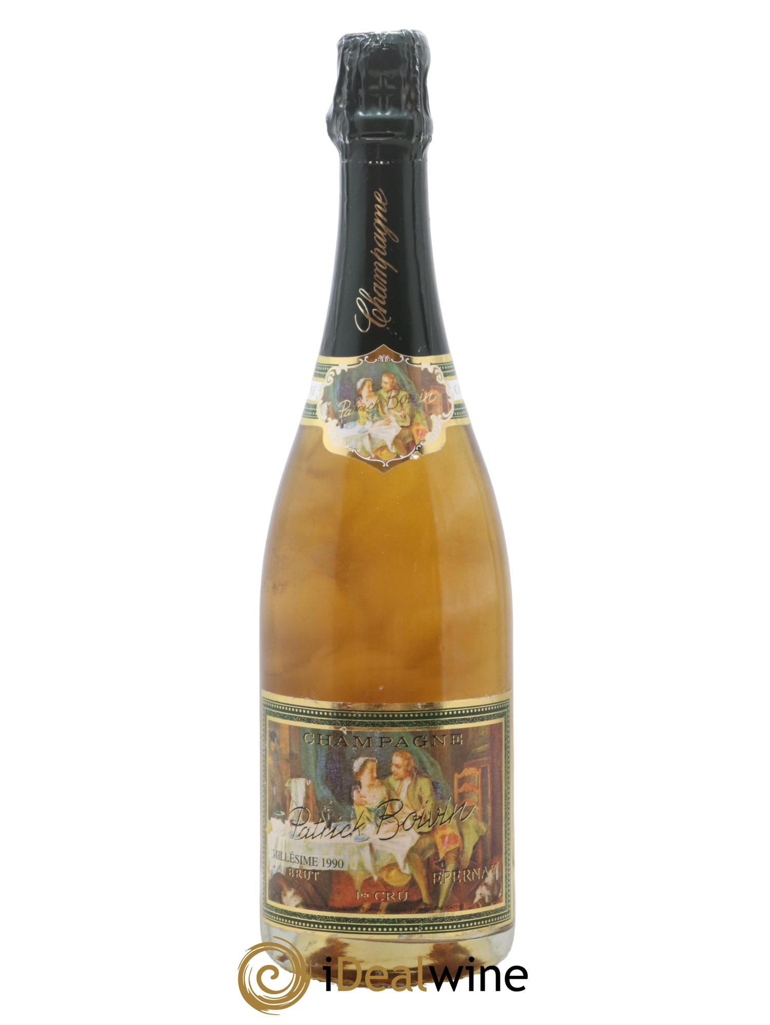 Champagne - Brut Premier Cru Maison Patrick Boivin 1990 - Lot de 1 bouteille - 0
