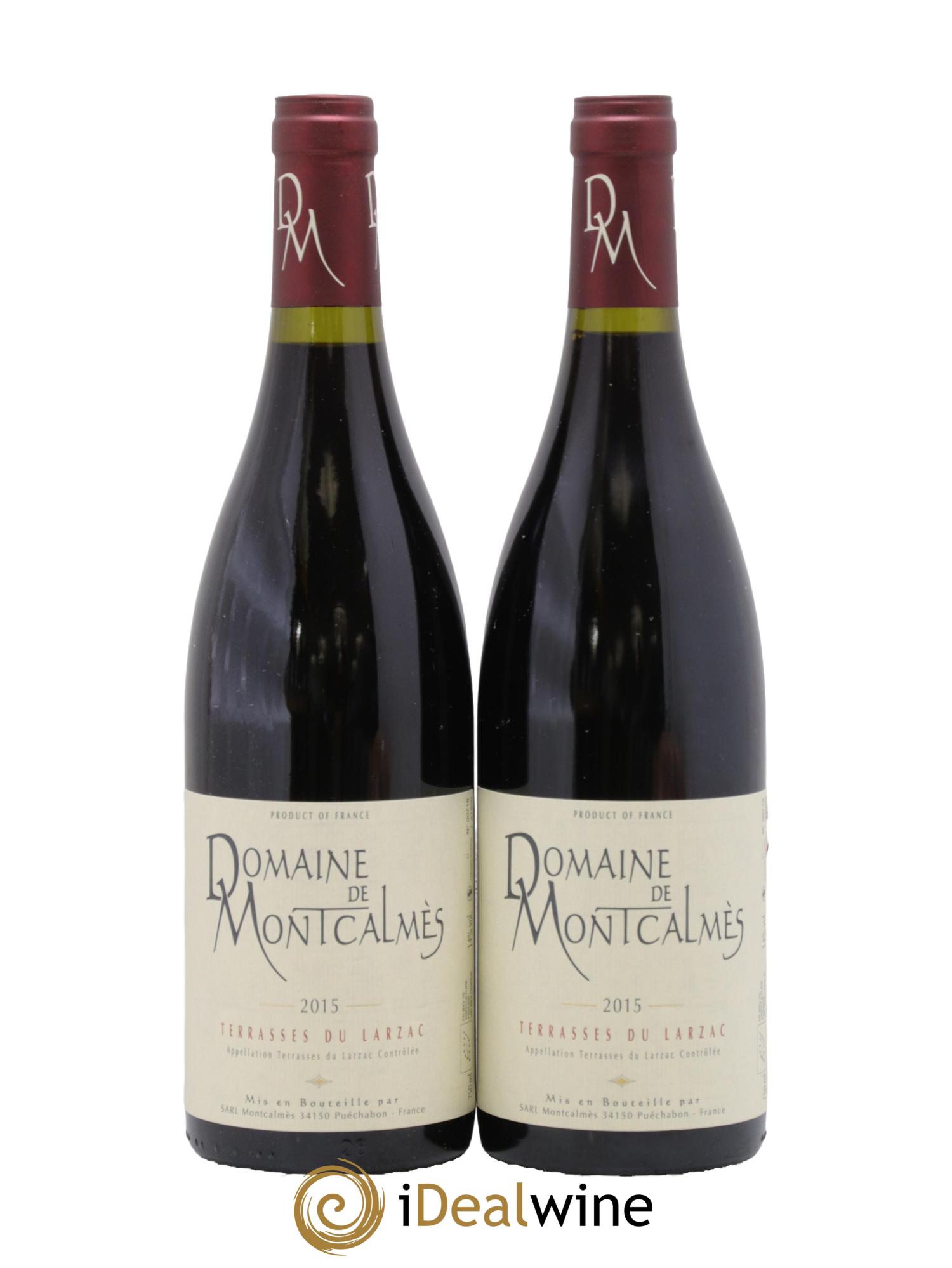 Terrasses du Larzac Domaine de Montcalmès Frédéric Pourtalié 2015 - Lotto di 2 bottiglie - 0