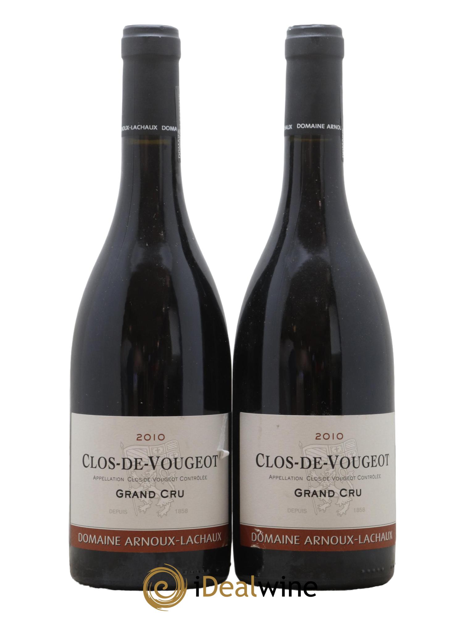 Clos de Vougeot Grand Cru Arnoux-Lachaux (Domaine) 2010 - Lot de 2 bouteilles - 0