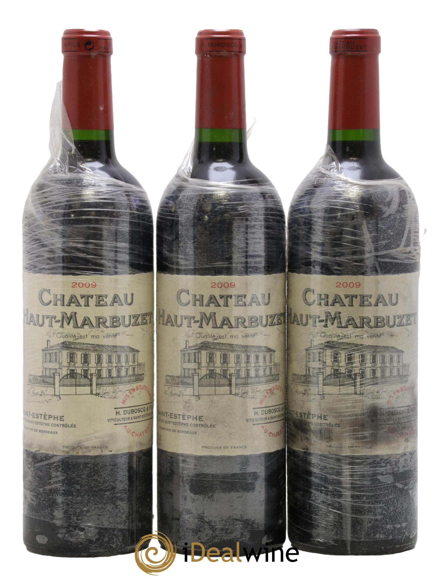Château Haut Marbuzet 2009 - Lot de 3 bouteilles - 0