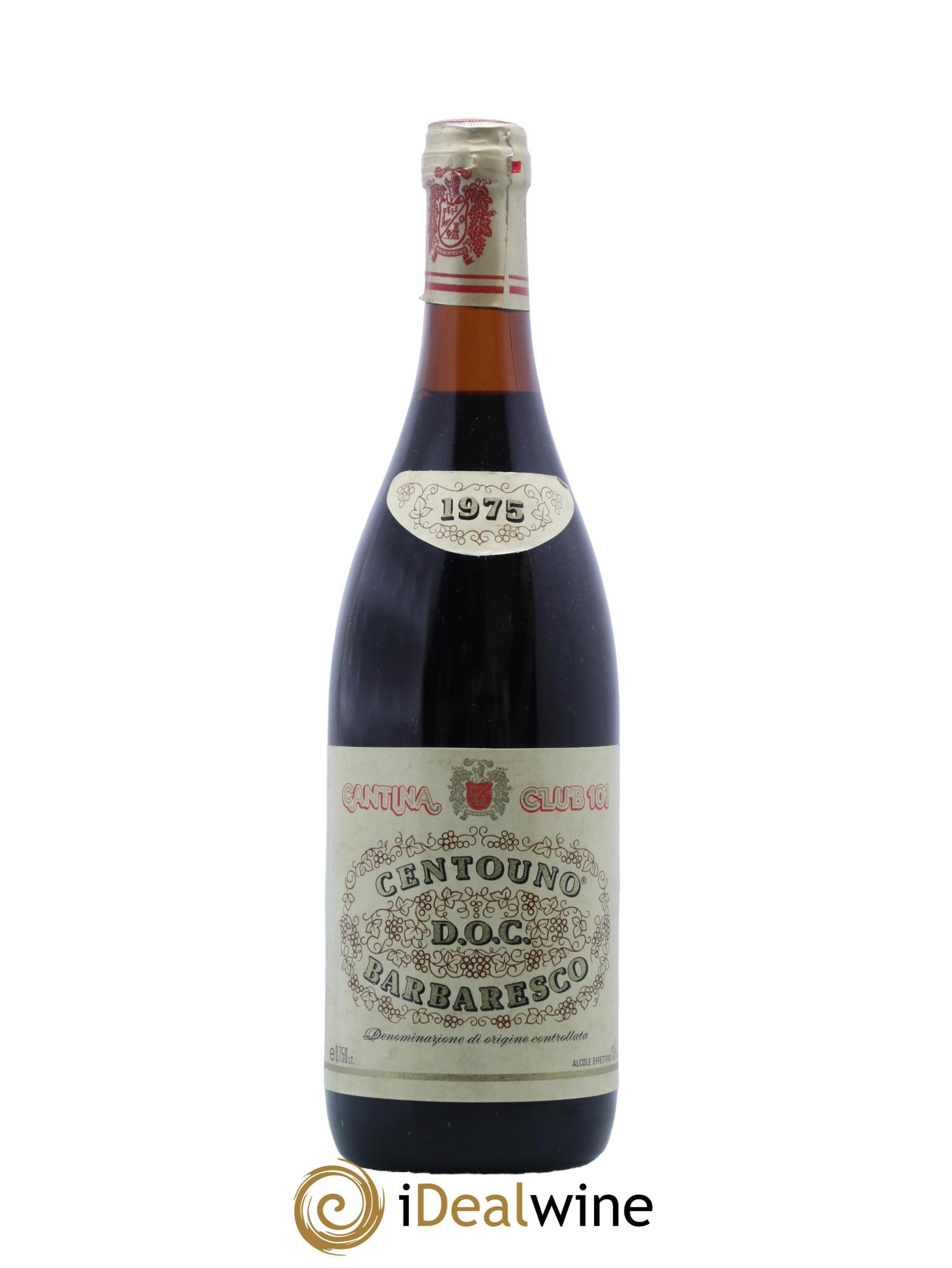 Barbaresco DOCG Club 101 1975 - Lot de 1 bouteille - 0
