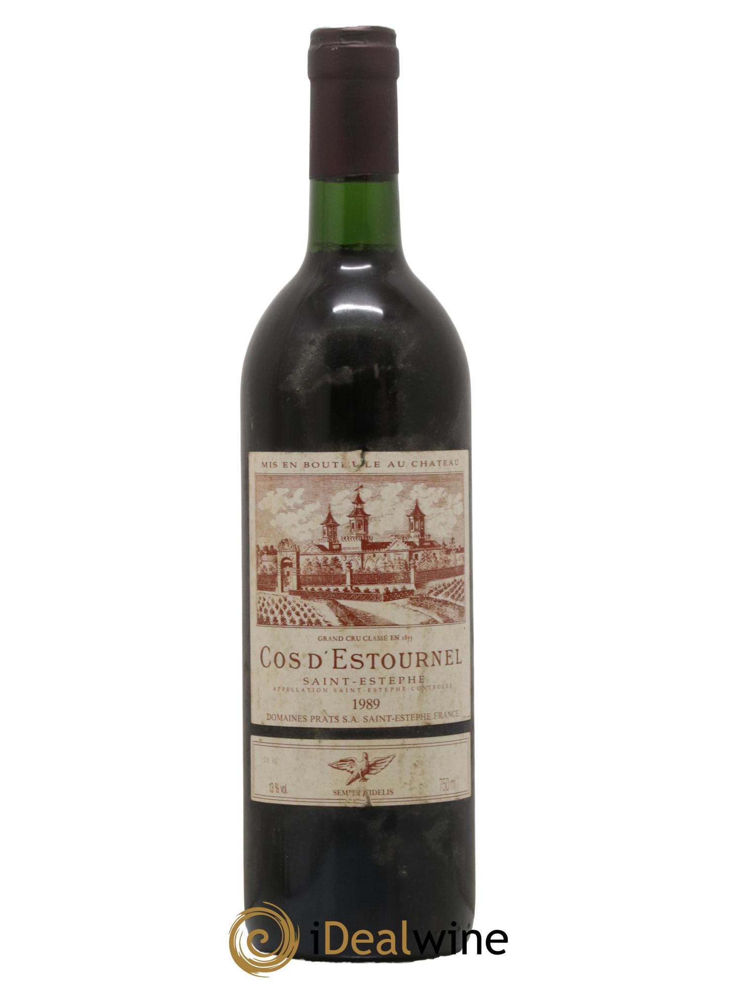 Cos d'Estournel 2ème Grand Cru Classé 1989 - Lot de 1 bouteille - 0