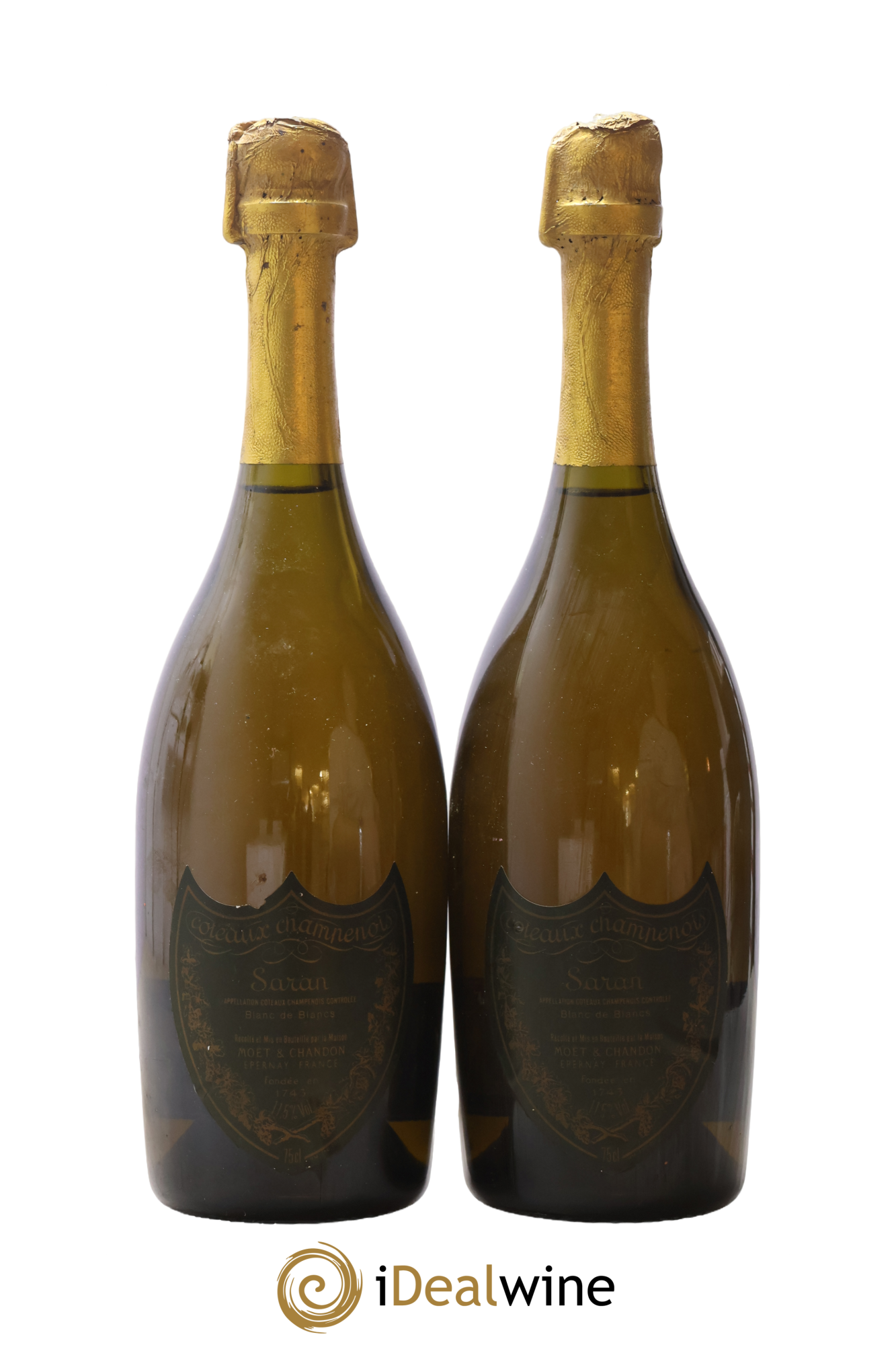 Saran Blanc de Blancs Moët et Chandon - Lot de 2 bouteilles - 0