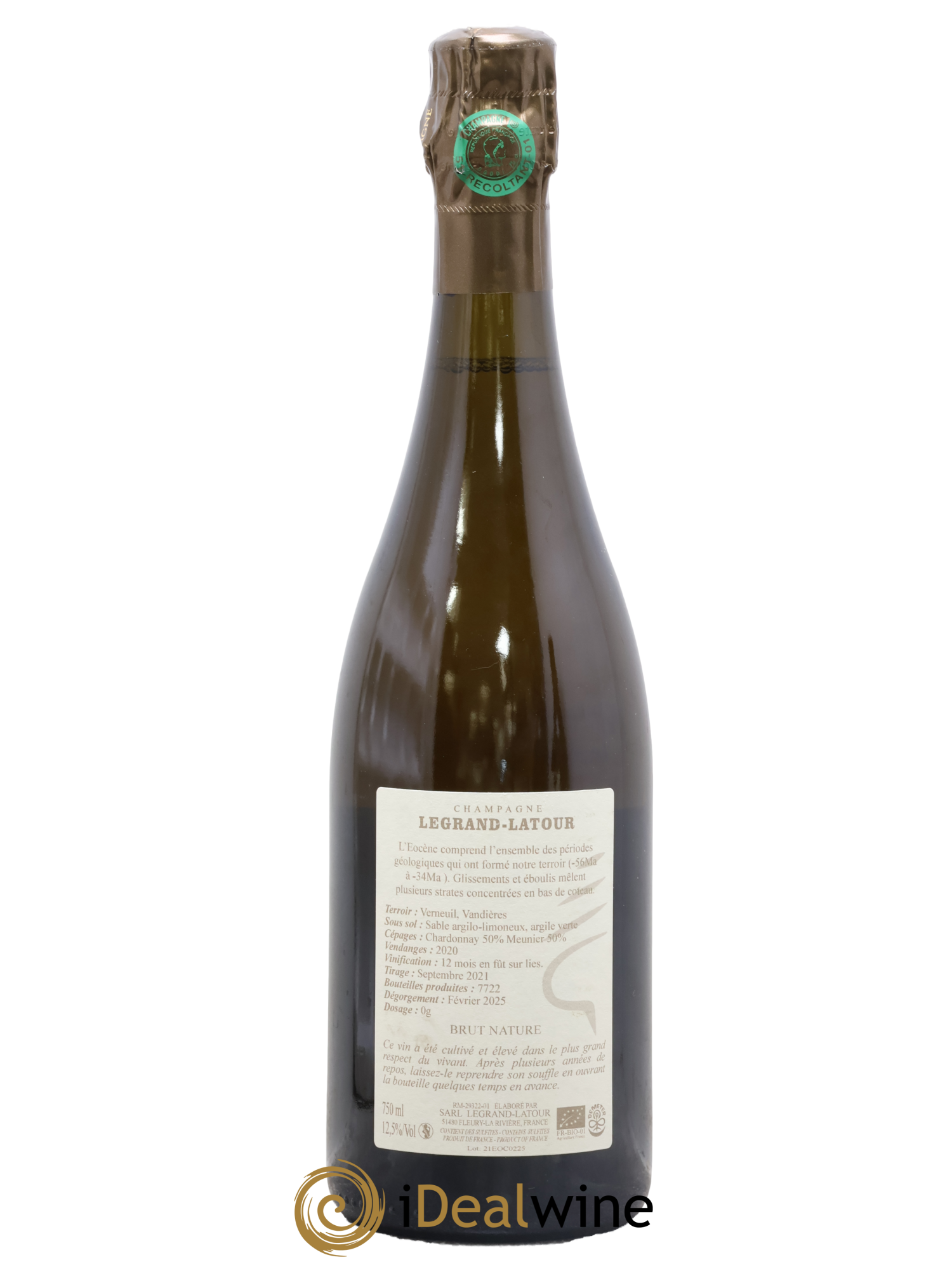 Eocène Brut Nature Legrand Latour 2020 - Posten von 1 Flasche - 1