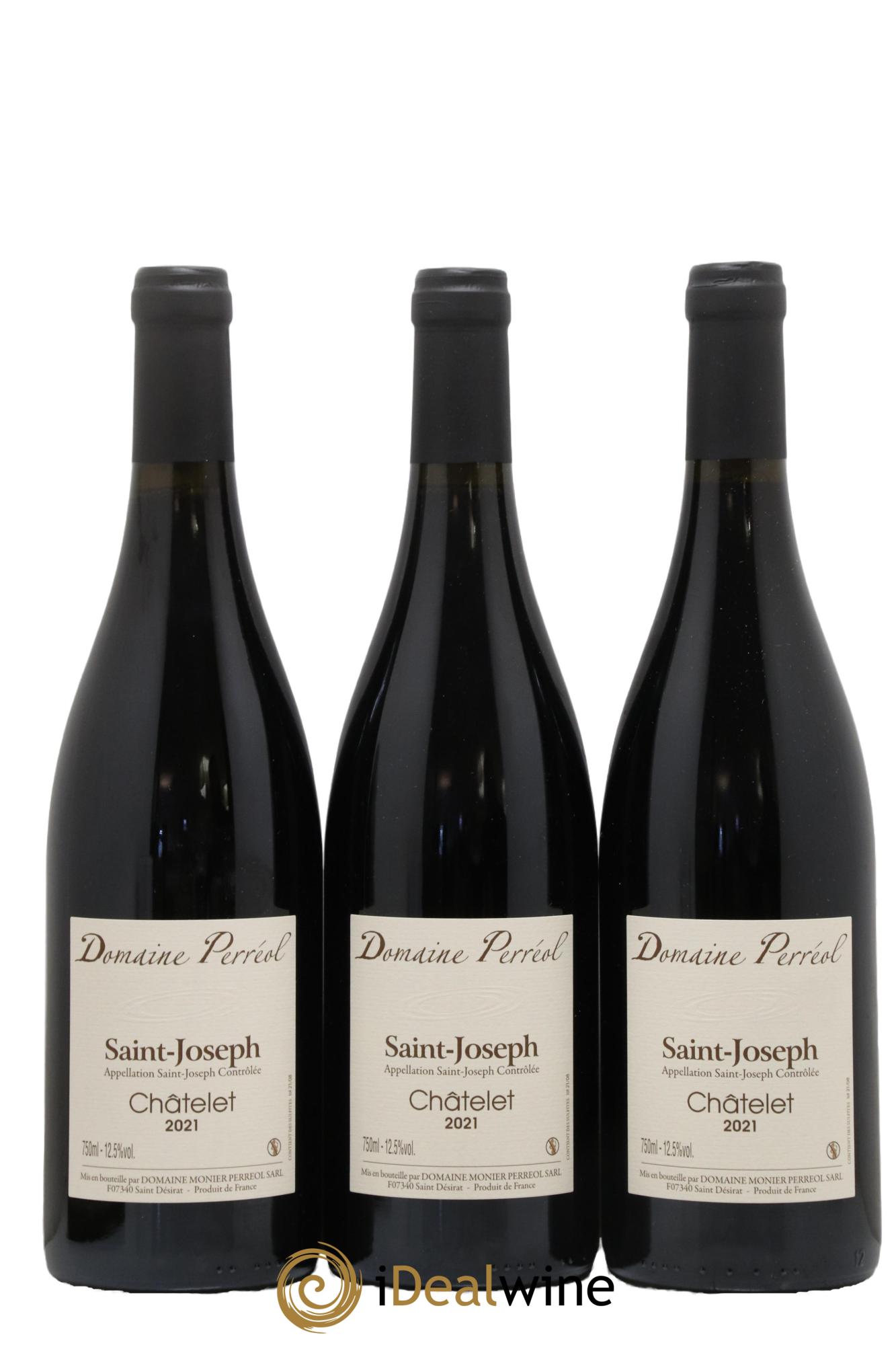 Saint-Joseph Châtelet Monier Perréol 2021 - Posten von 3 Flaschen - 0