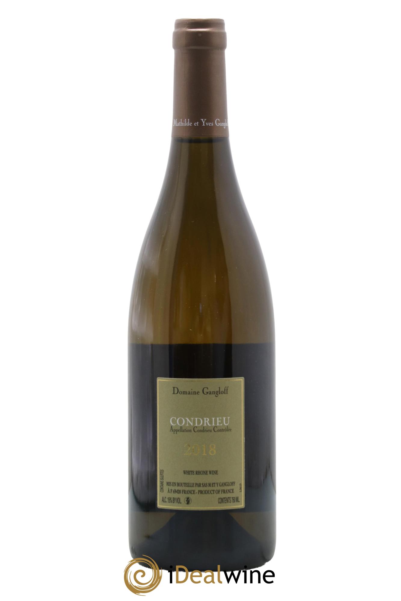 Condrieu Domaine Gangloff (Domaine) 2018 - Lot de 1 bouteille - 1