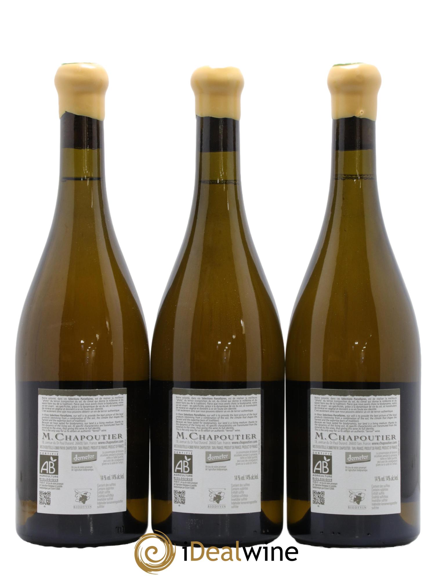 Hermitage Ermitage Le Méal Chapoutier  2011 - Lot of 3 bottles - 1