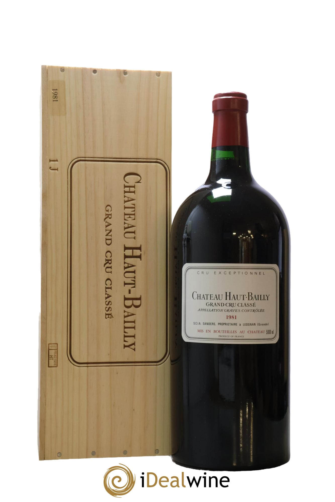 Château Haut-Bailly Cru Classé de Graves 1981 - Lot de 1 jeroboam - 1