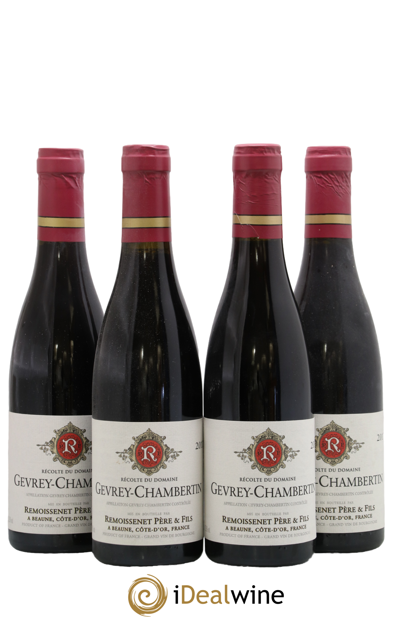 Gevrey-Chambertin Remoissenet Père et Fils 2017 - Lot de 4 demi bouteilles - 0
