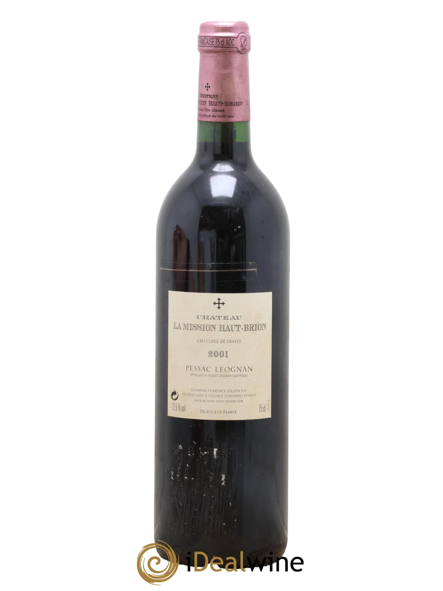 Château la Mission Haut-Brion Cru Classé de Graves 2001 - Lot of 1 bottle - 1