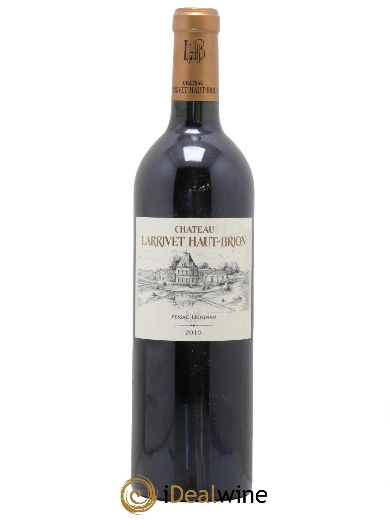 Château Larrivet Haut-Brion 2010 - Lot de 1 bouteille - 0