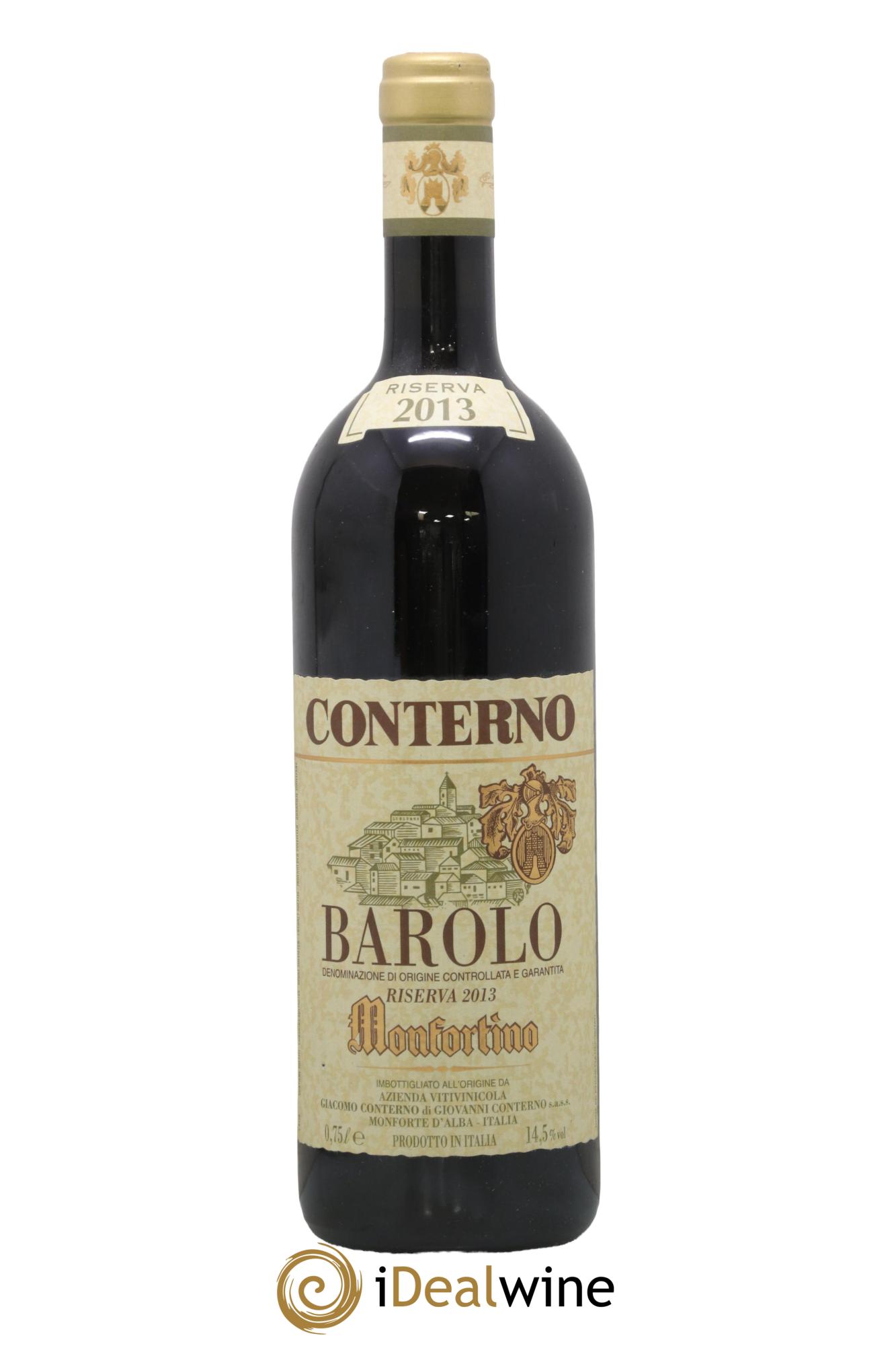 Barolo DOCG Riserva Monfortino Giacomo Conterno 2013 - Posten von 1 Flasche - 0